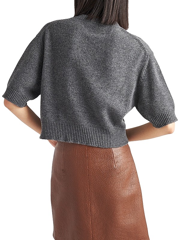 Shop Prada Wool And Cashmere Crewneck Sweater | Saks Fifth Shop Prada Wool And Cashmere Crewneck Sweater | Saks Fifth