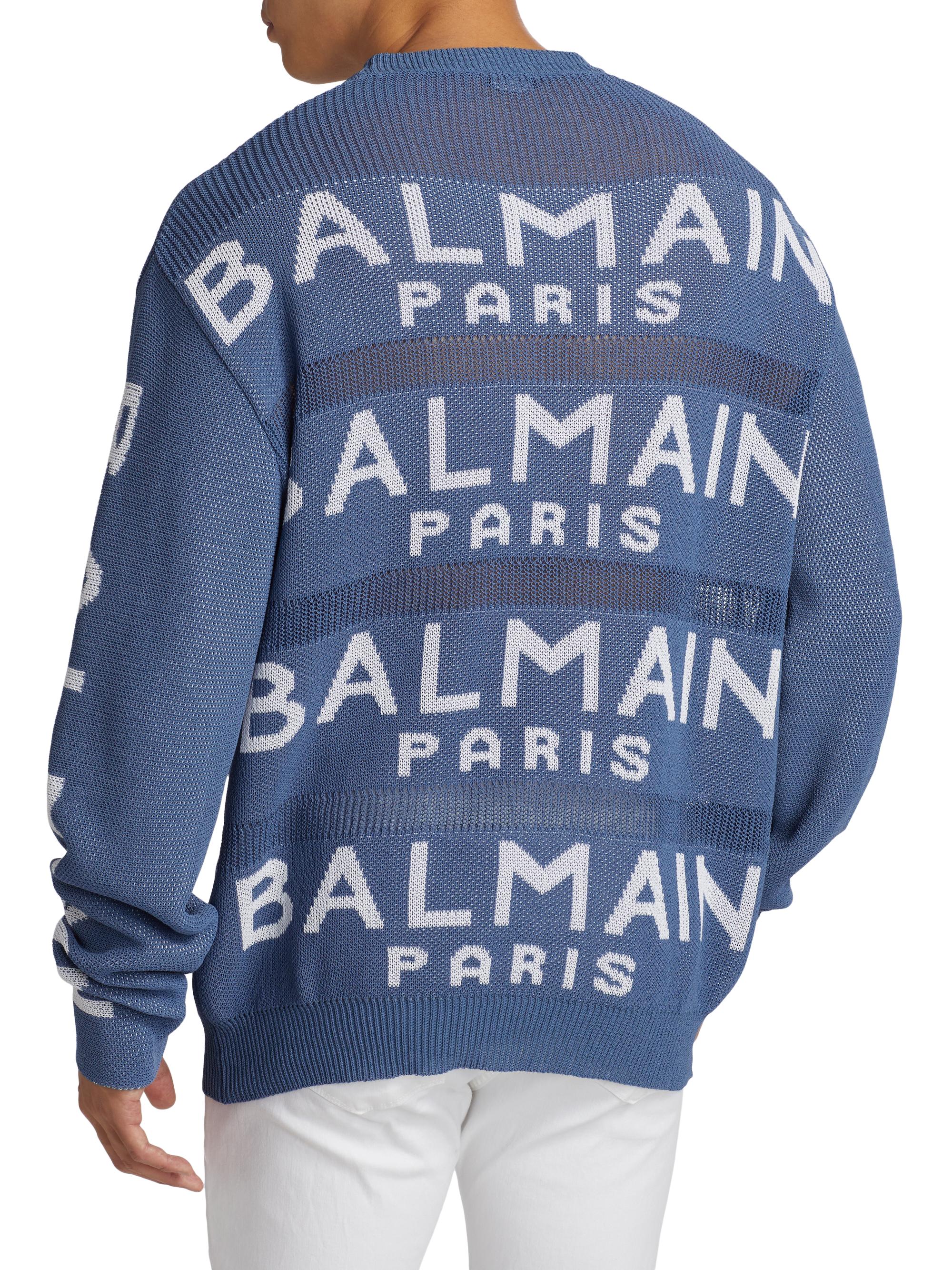 Balmain Balmain Knit Crewneck Sweater | Saks Fifth Avenue