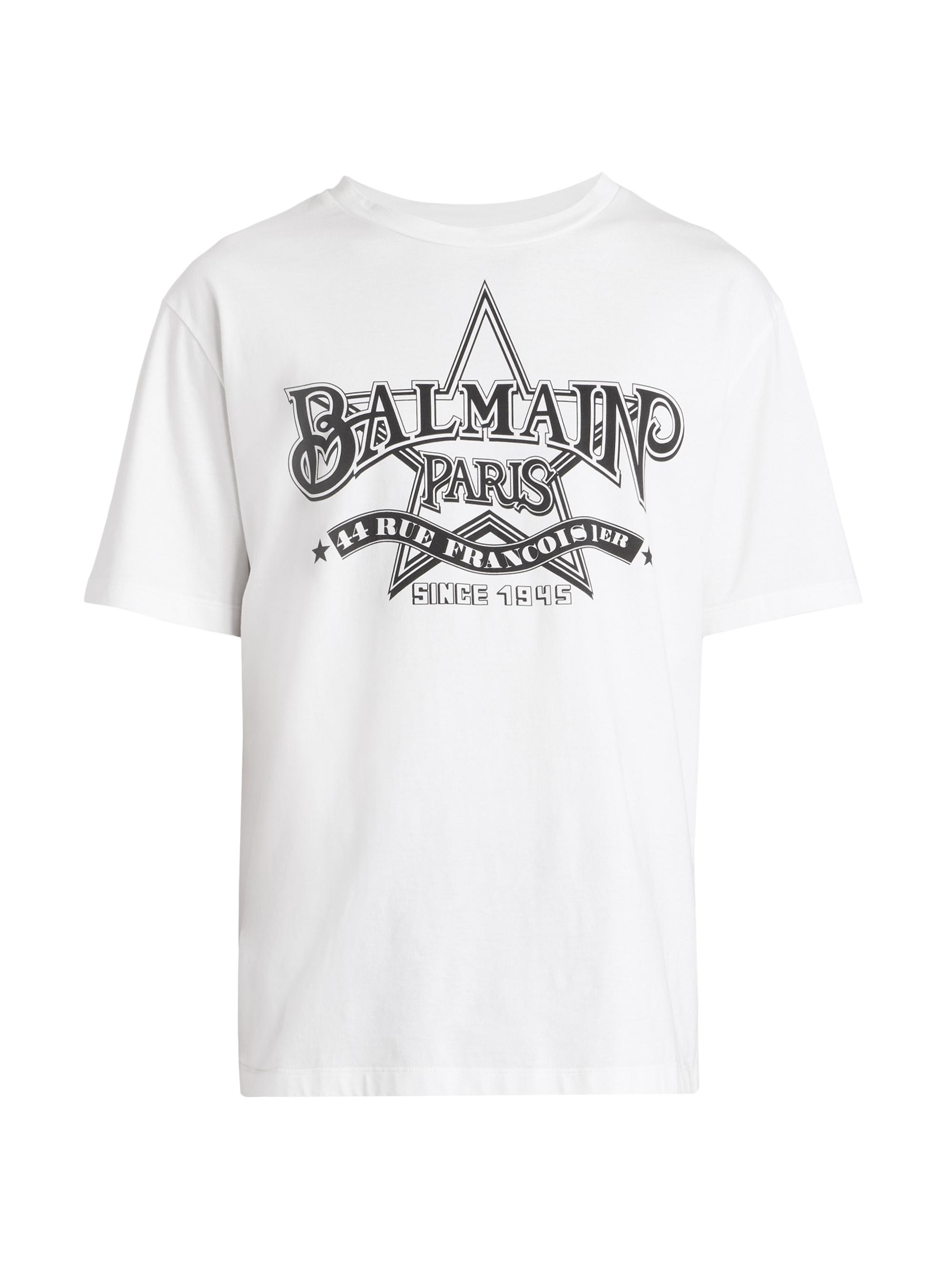 BALMAIN Tシャツ Balmain Paris プリントTシャツ - Women | BALMAIN