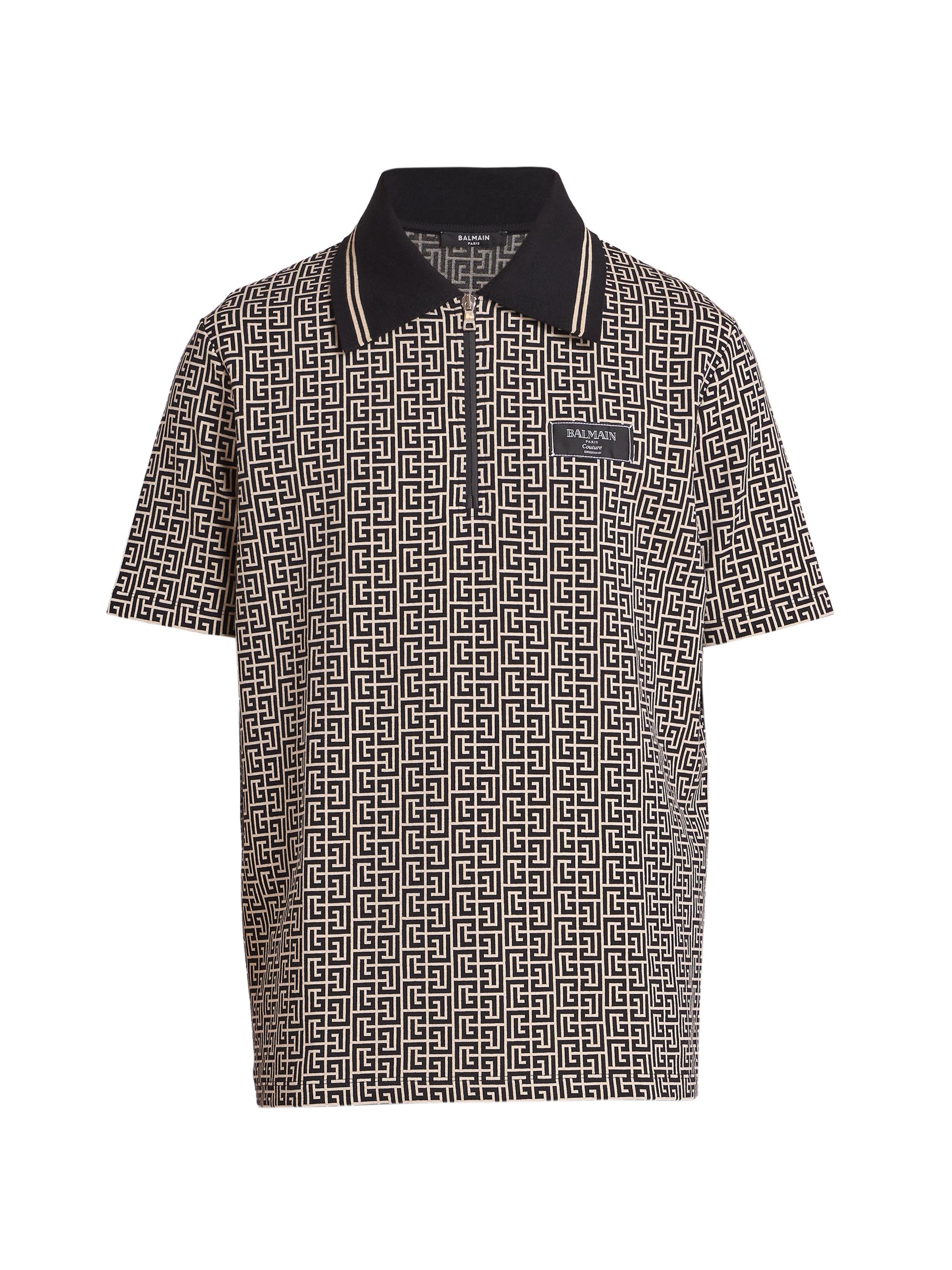 美品　25SS AMIRI MA Quad ニットポロシャツ　¥174500 Amiri Men's MA Quad Half-Zip Knit Polo Shirt | Neiman Marcus