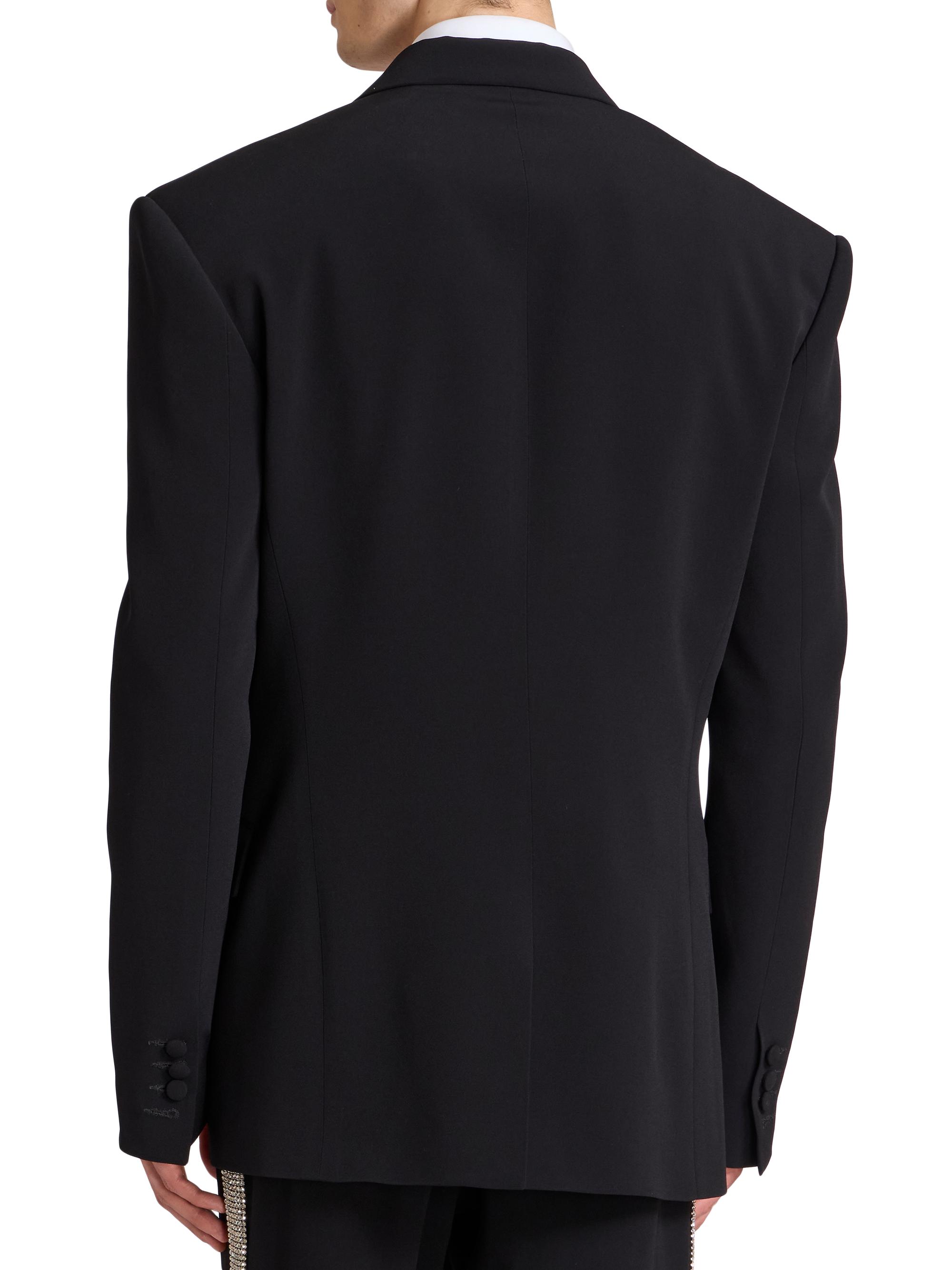 Balmain Embroidered One-Button Suit Jacket | Saks Fifth Avenue