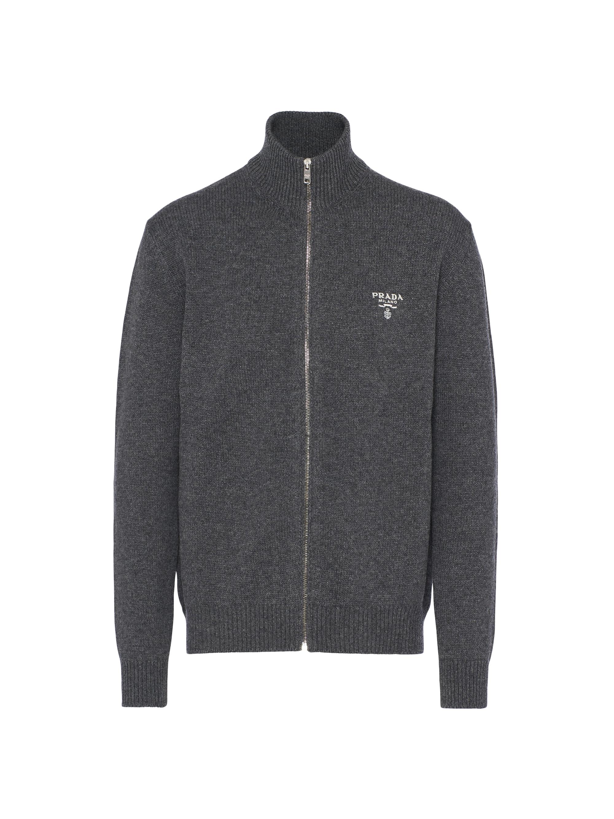 Prada Men's Cashmere Hoodie - Grey