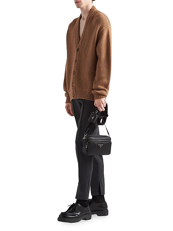 Shop Prada Saffiano Leather Shoulder Bag | Saks Fifth Avenue Shop Prada Saffiano Leather Shoulder Bag | Saks Fifth Avenue