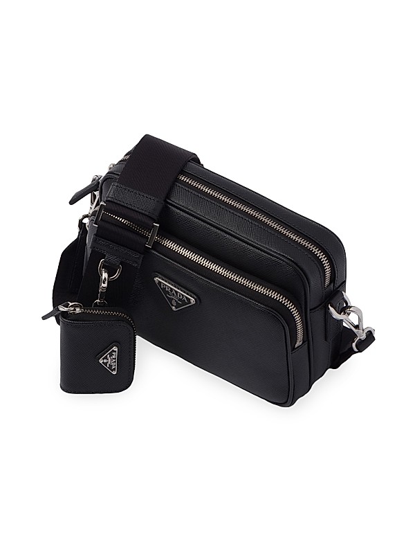 Shop Prada Saffiano Leather Shoulder Bag | Saks Fifth Avenue Shop Prada Saffiano Leather Shoulder Bag | Saks Fifth Avenue