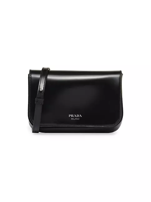 Black Brushed Leather Mini-pouch
