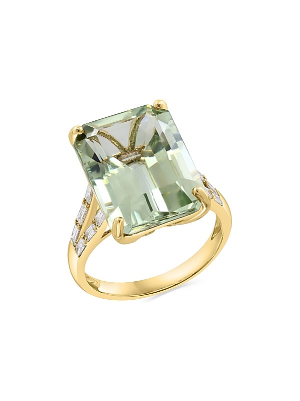 Shop Saks Fifth Avenue Collection 14K Yellow Gold, Green Shop Saks Fifth Avenue Collection 14K Yellow Gold, Green