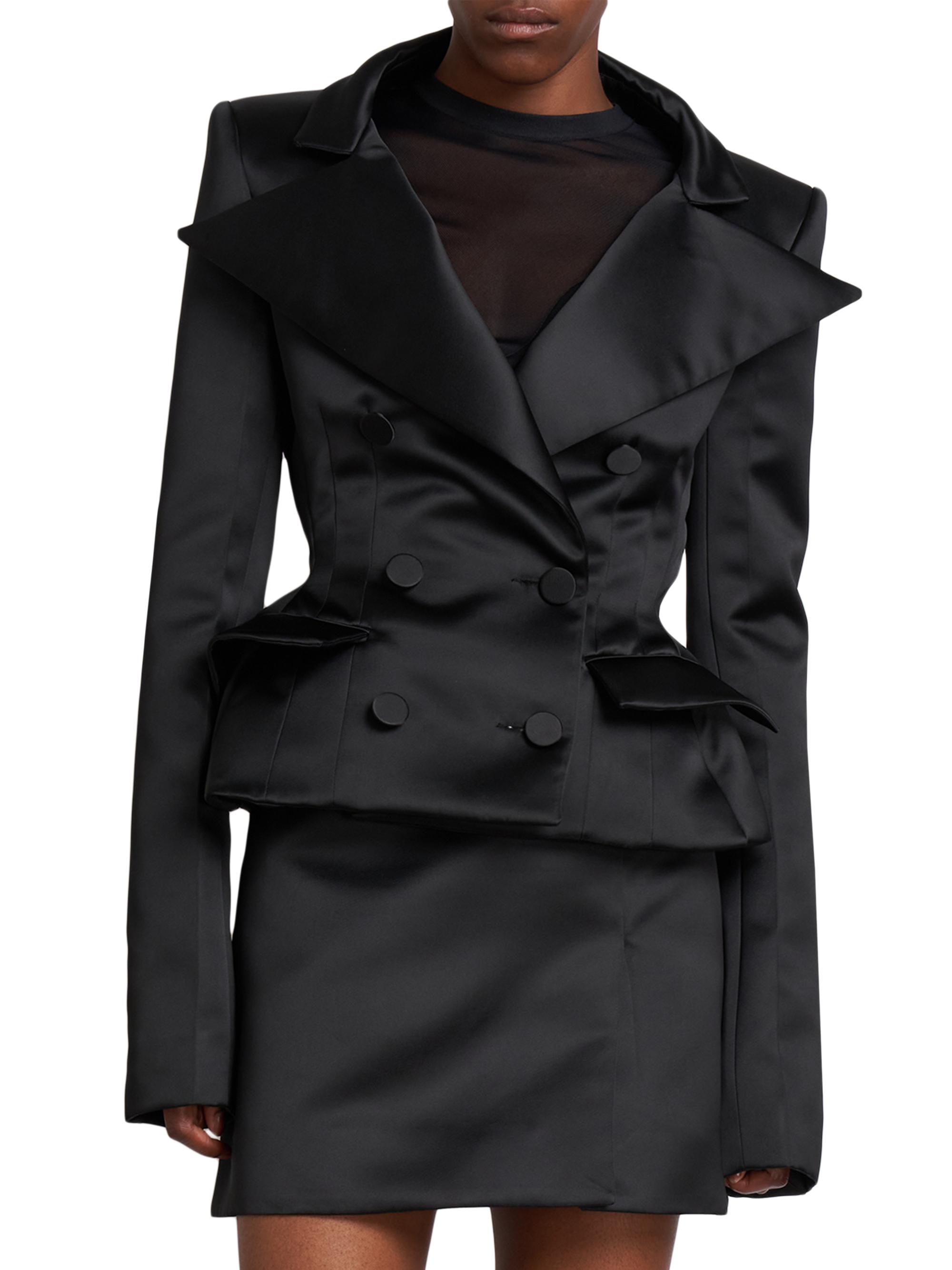 Nina Ricci single-breasted wool coat - Black