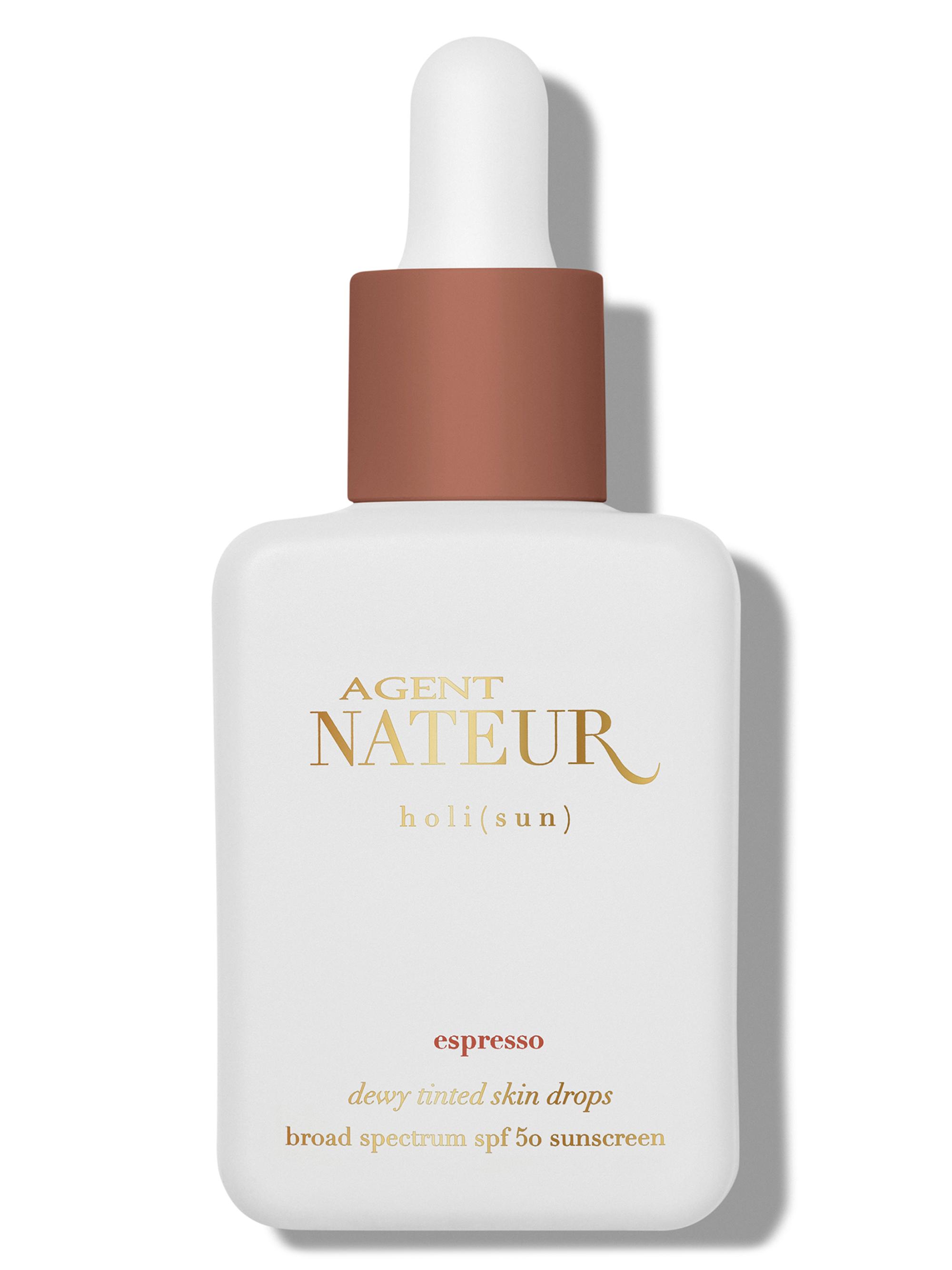 Agent Nateur Women's Holi (Sun) Dewy Tinted Skin Drops SPF 50 - Espresso