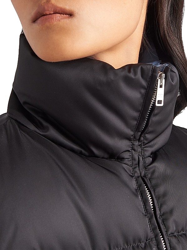 Shop Prada Re-Nylon Cropped Down Jacket | Saks Fifth Avenue Shop Prada Re-Nylon Cropped Down Jacket | Saks Fifth Avenue