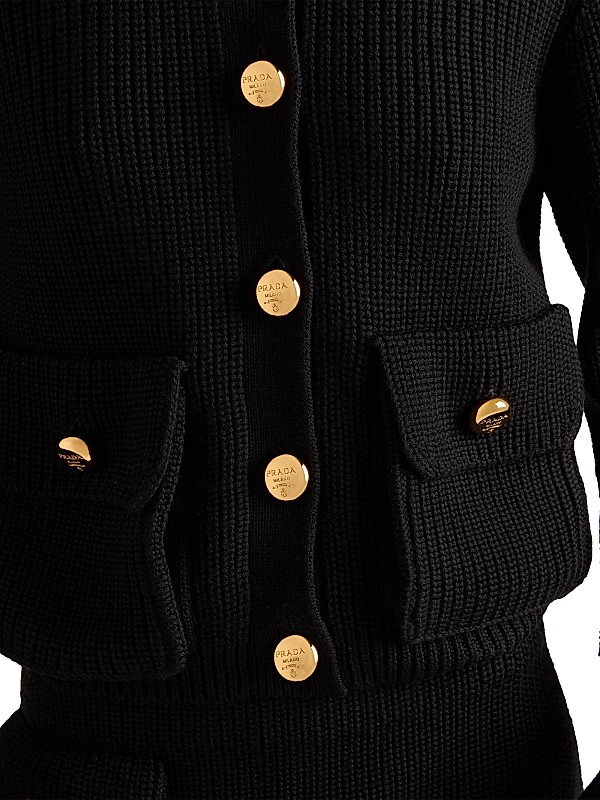 Shop Prada Wool Cardigan | Saks Fifth Avenue Shop Prada Wool Cardigan | Saks Fifth Avenue