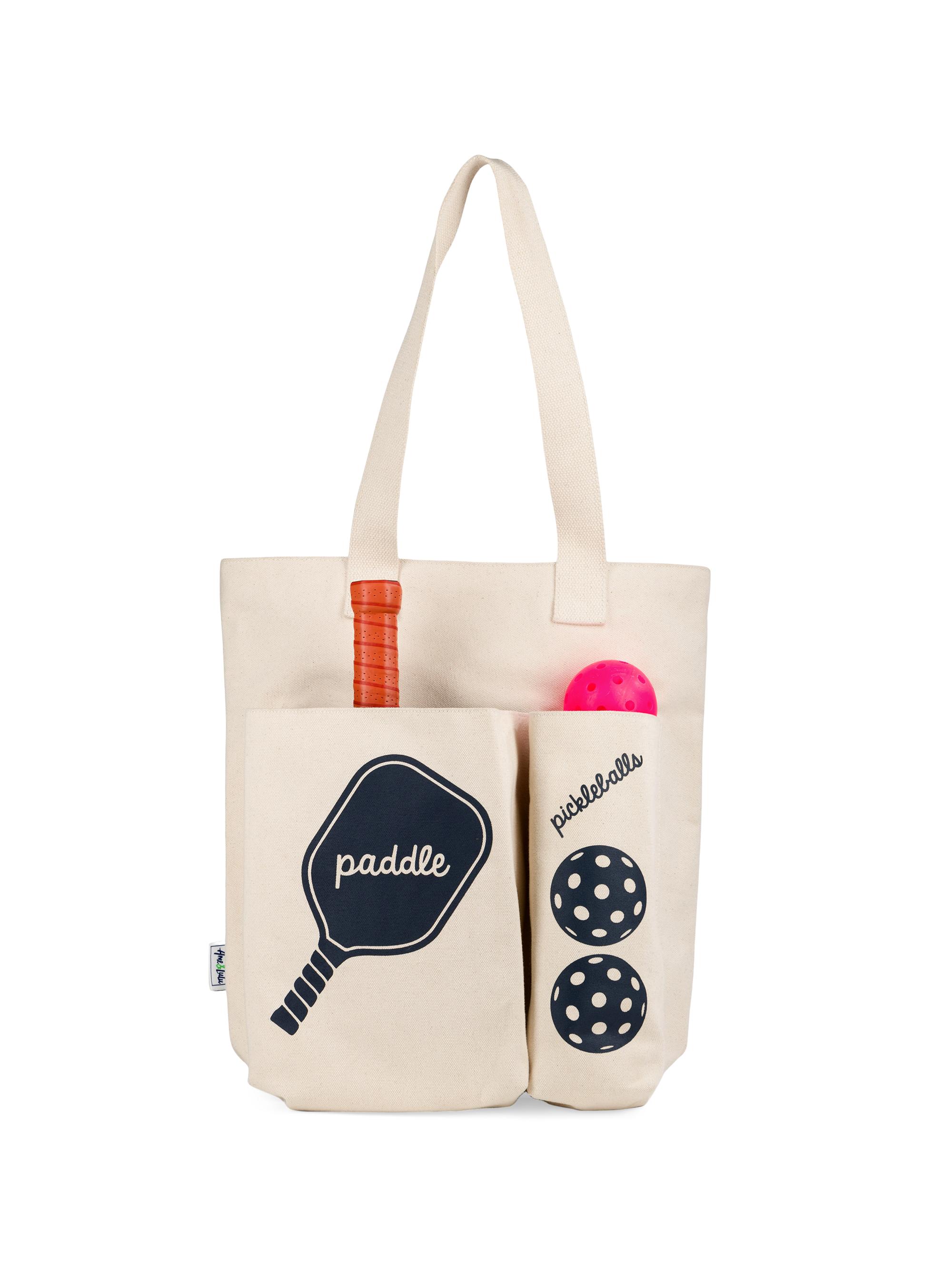 Ame & Lulu Women's Pickler Pickleball Tote Bag - Cream