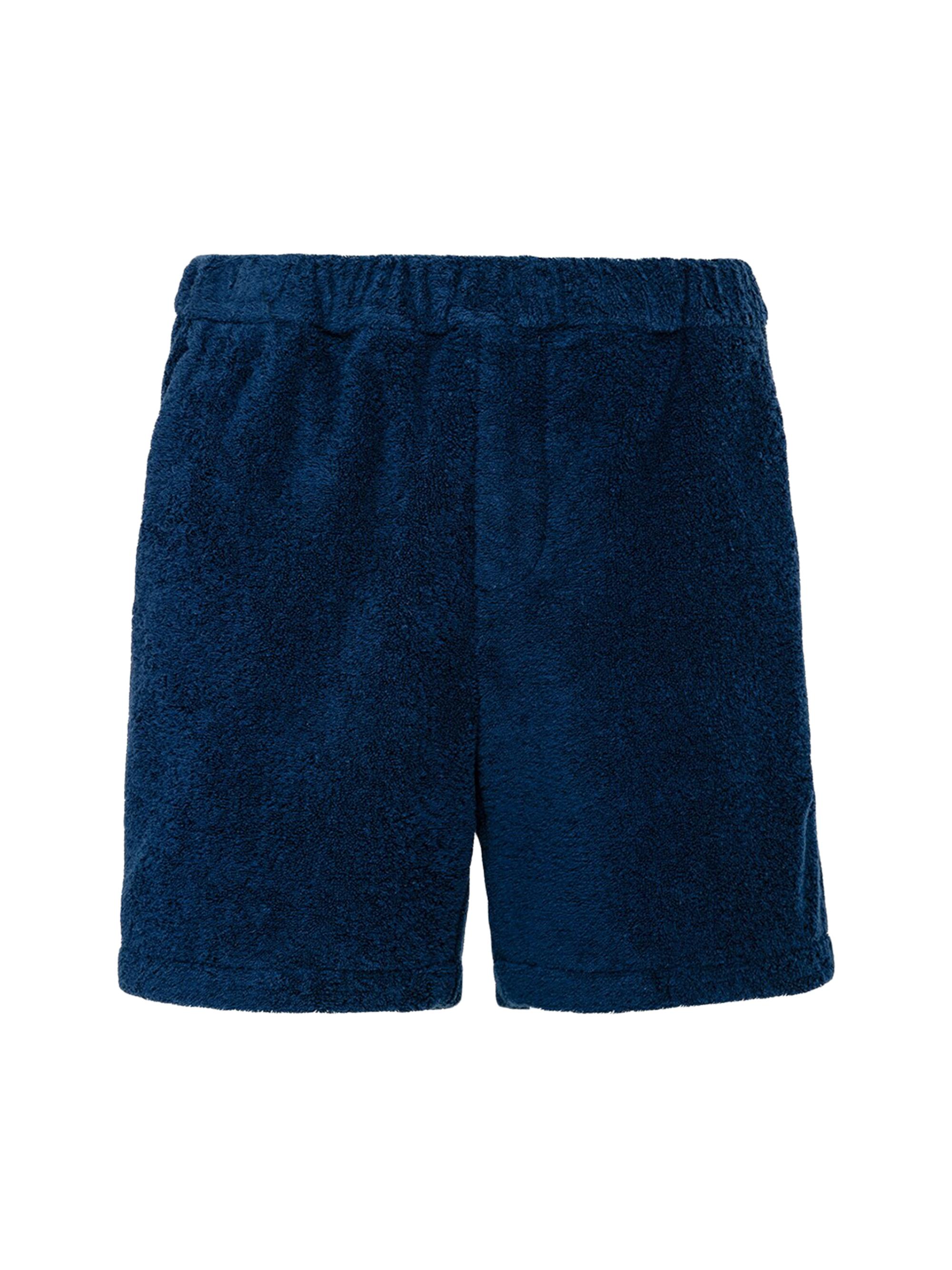 Prada Men's Cotton Terry Shorts - Blue
