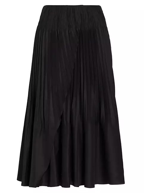 Shop Vince Pintuck Pleated Maxi Skirt | Saks Fifth Avenue
