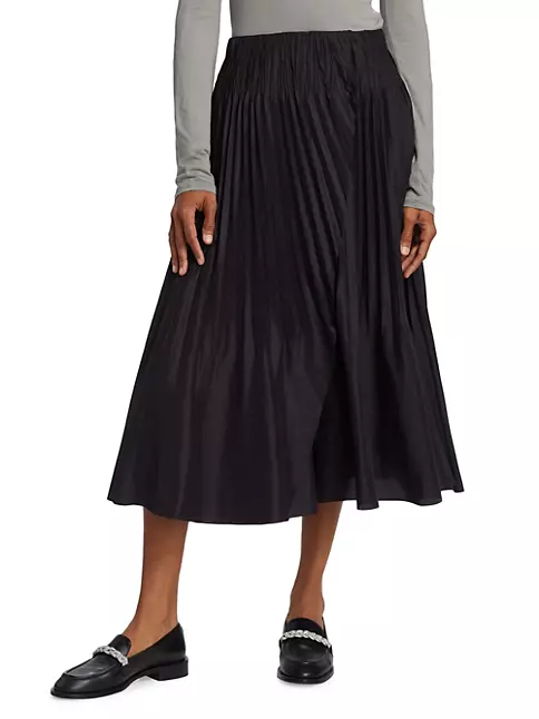 Shop Vince Pintuck Pleated Maxi Skirt | Saks Fifth Avenue