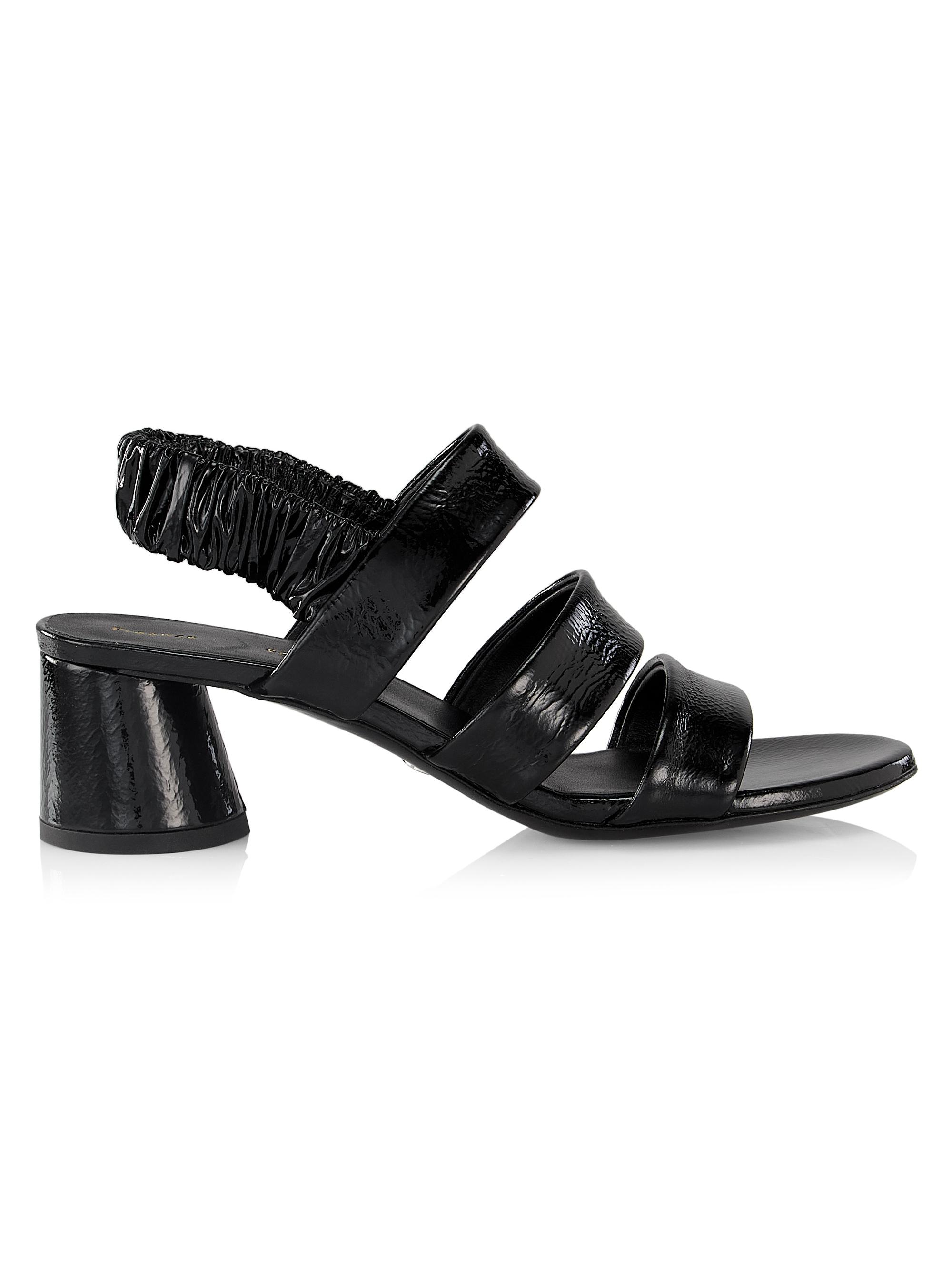 Proenza Schouler Women's 55MM Leather Glove Sandals - Black