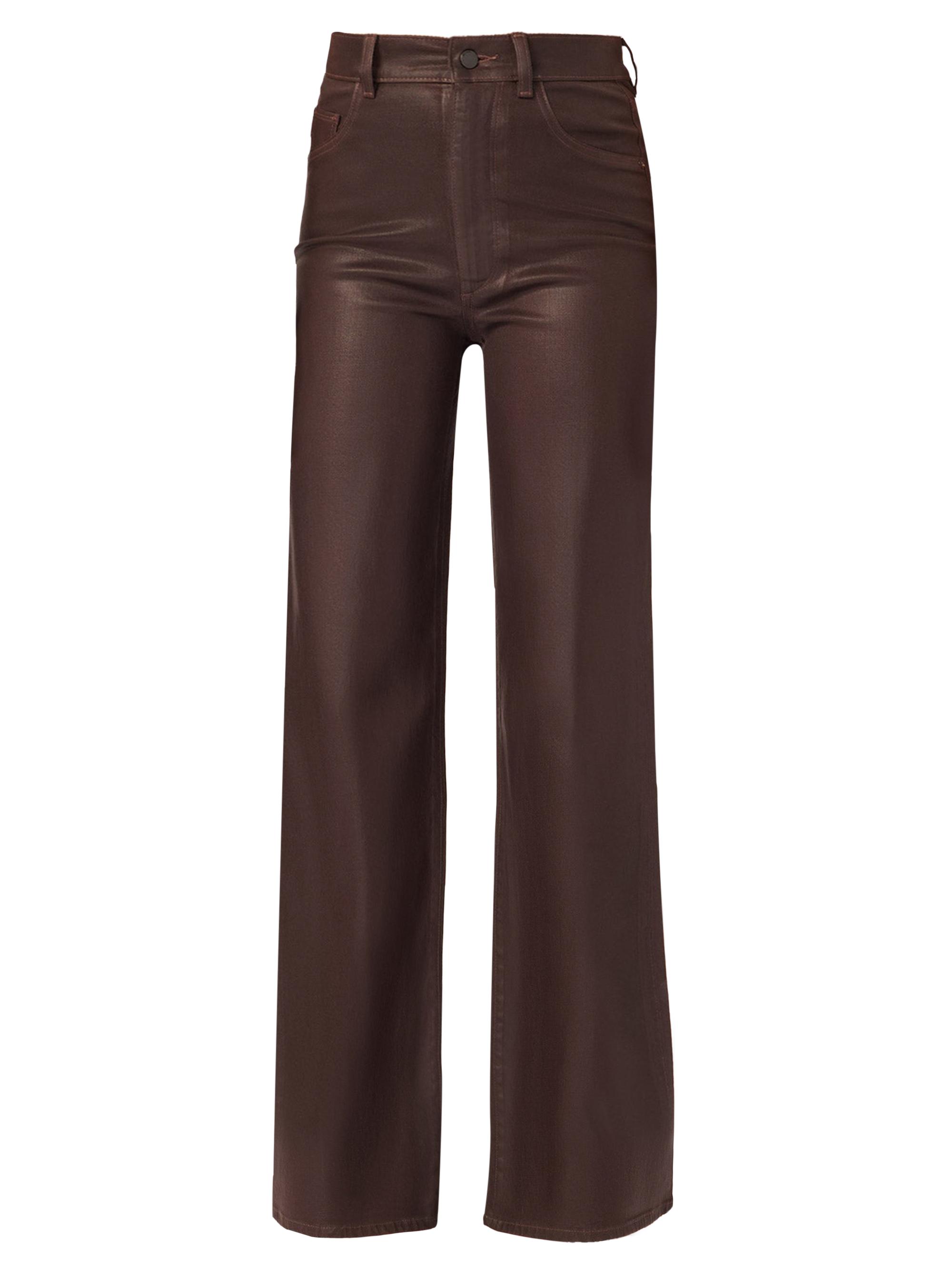 DL1961 Women's Hepburn Wide Leg Vintage Jeans - Dark Mocha