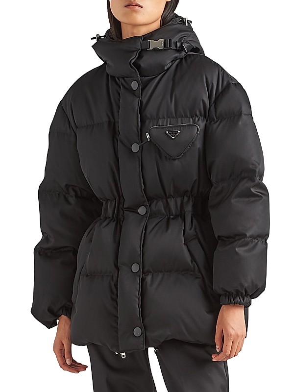 Shop Prada Re-Nylon Down Jacket | Saks Fifth Avenue Shop Prada Re-Nylon Down Jacket | Saks Fifth Avenue