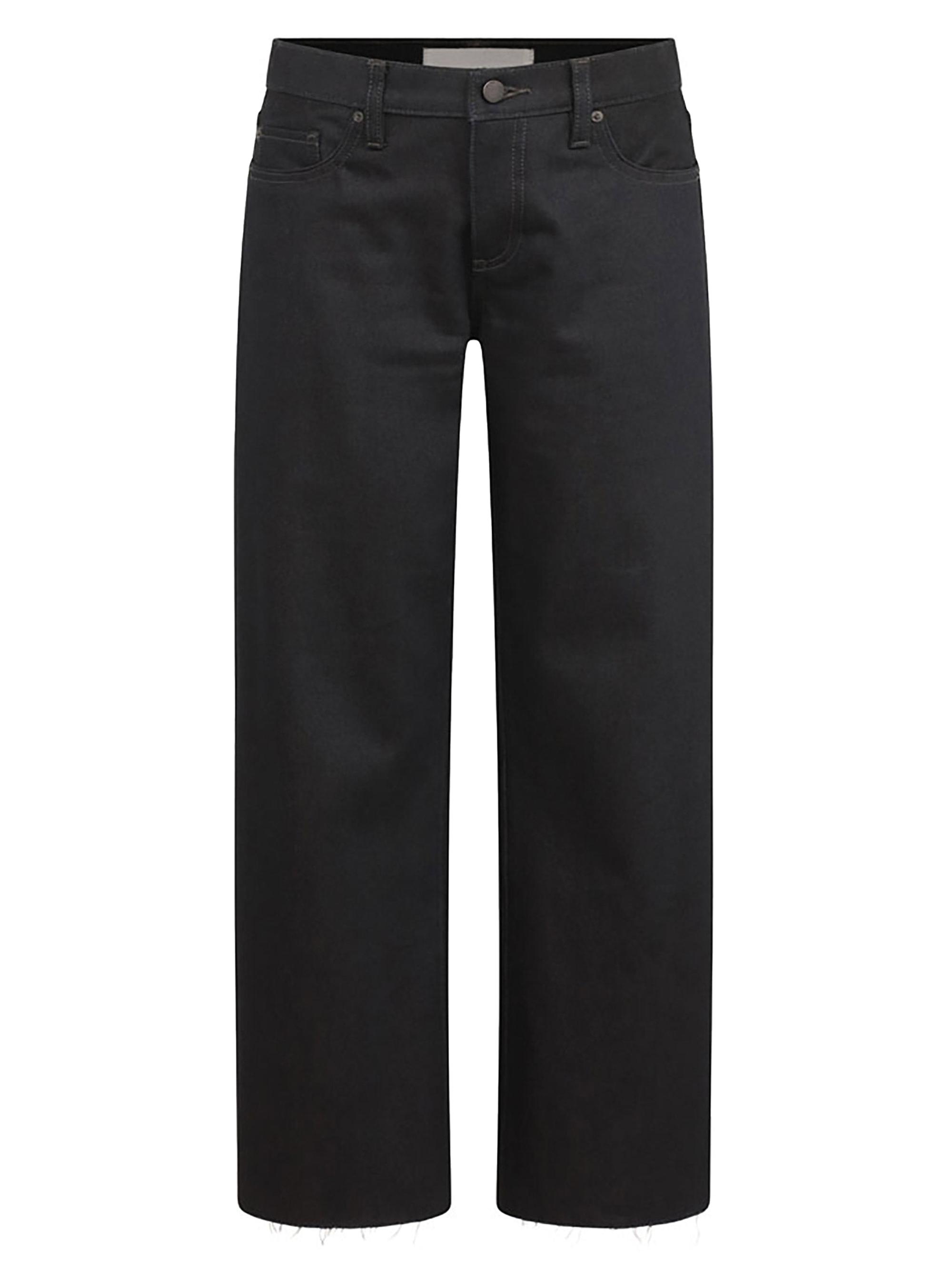 DL1961 Women's Drue Straight Low Rise Vintage Jeans - Black