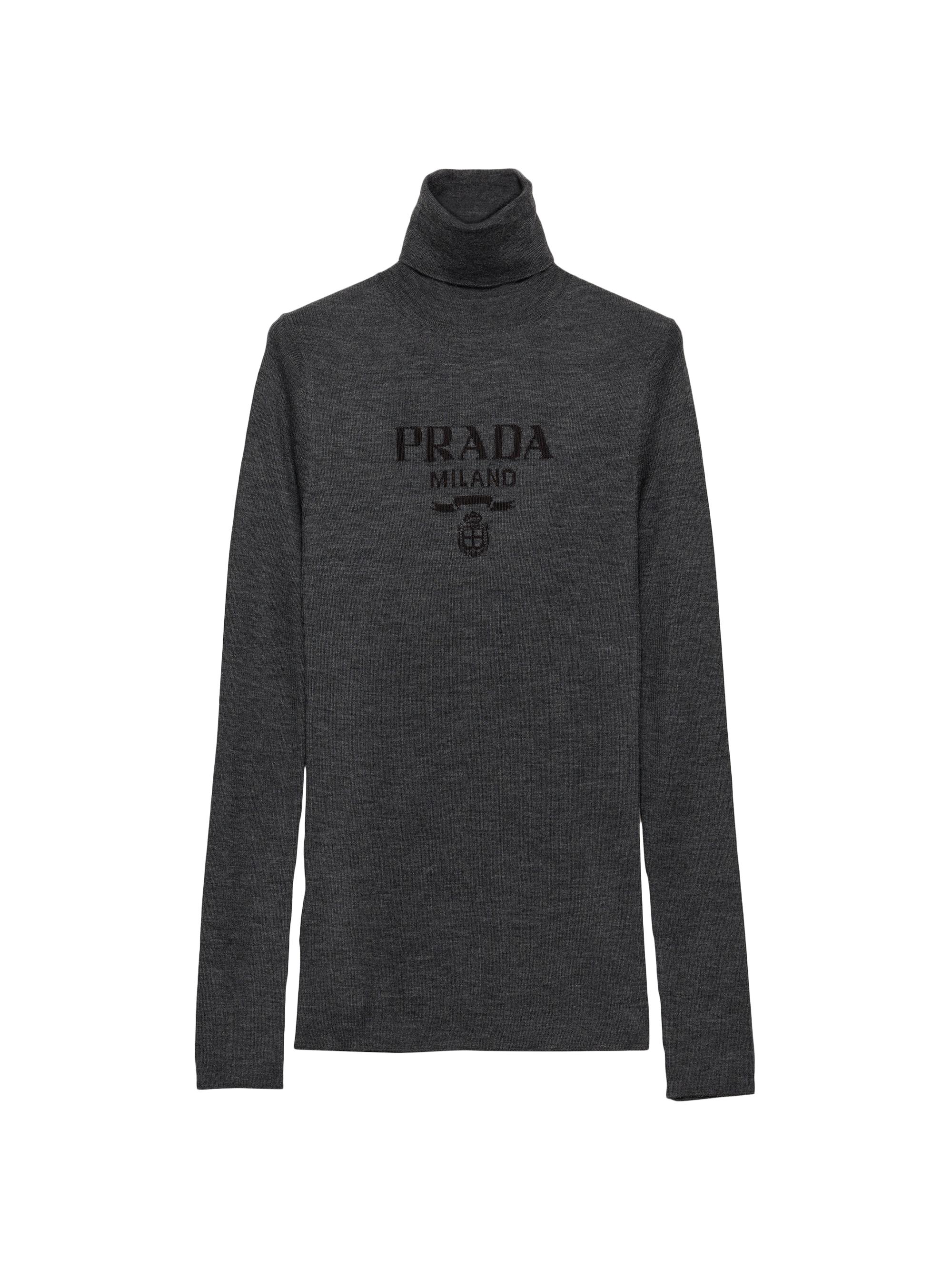 Prada Wool and Cashmere Crew-Neck Sweater | Saks Fifth Avenue