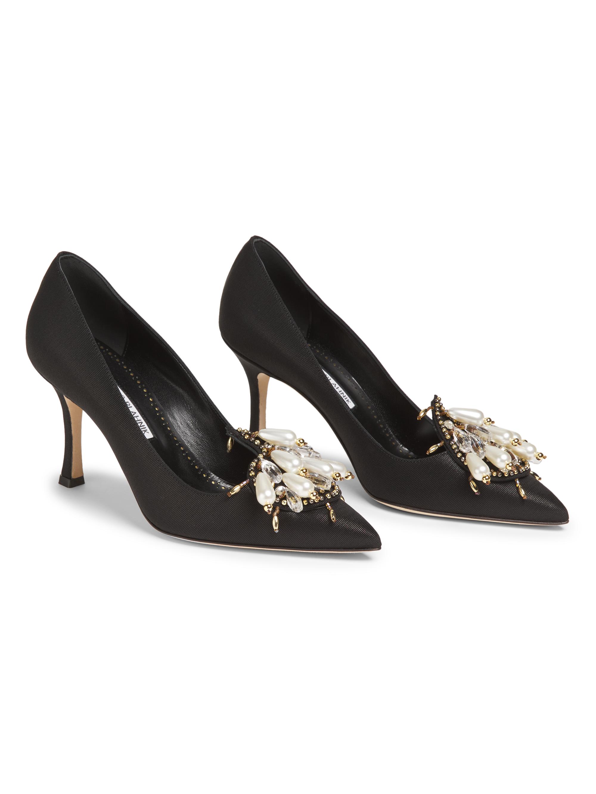 Manolo Blahnik Oriental Lurex Pumps | Saks Fifth Avenue
