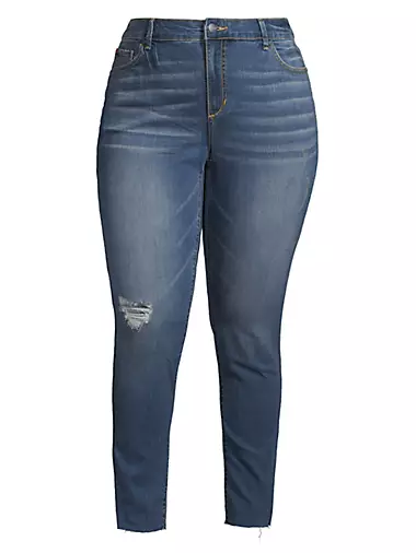 Women's Slink Jeans, Plus Size Designer Distressed & Ripped Jeans