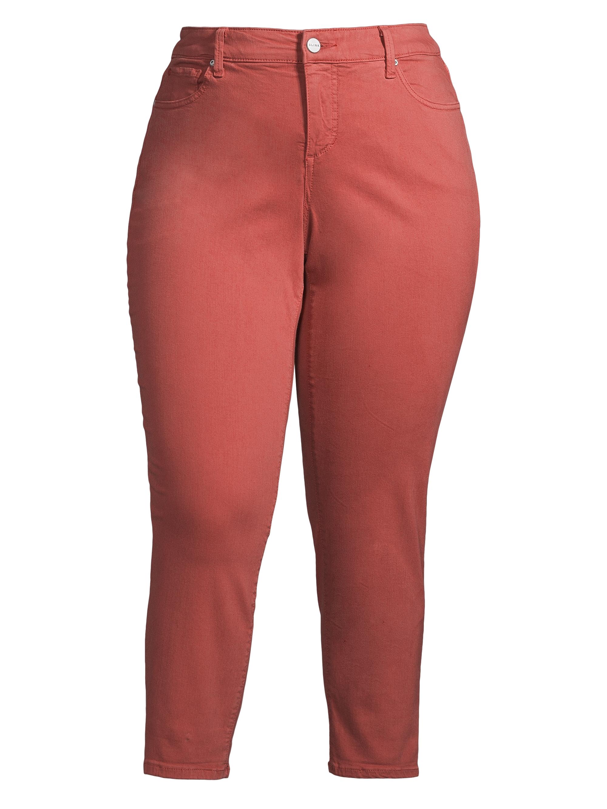 Slink Jeans Women's Mid-Rise Boyfriend Jeans - Cayenne