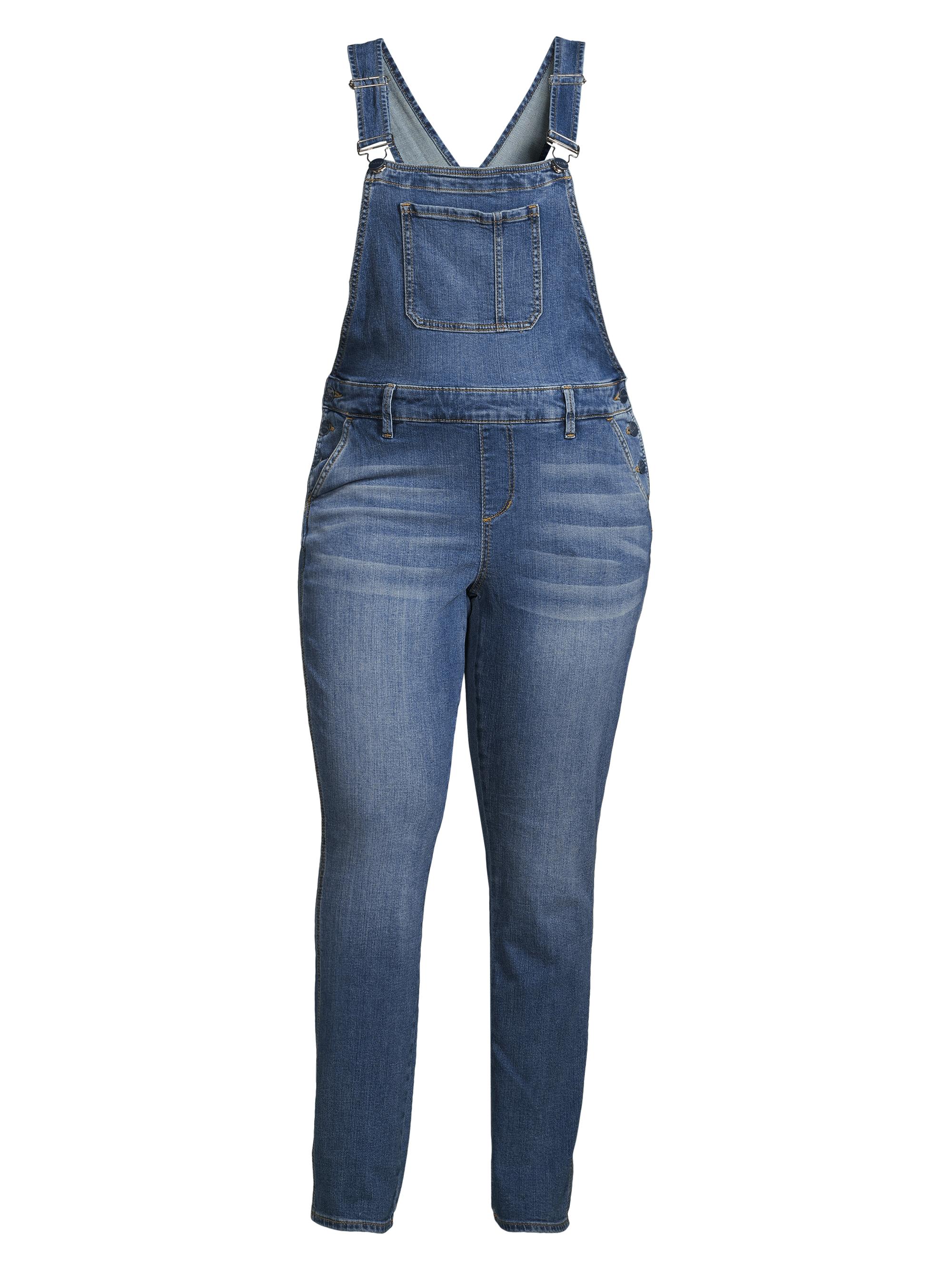 Slink Jeans Women's Josephine Straight-Leg Denim Overalls - Josephine