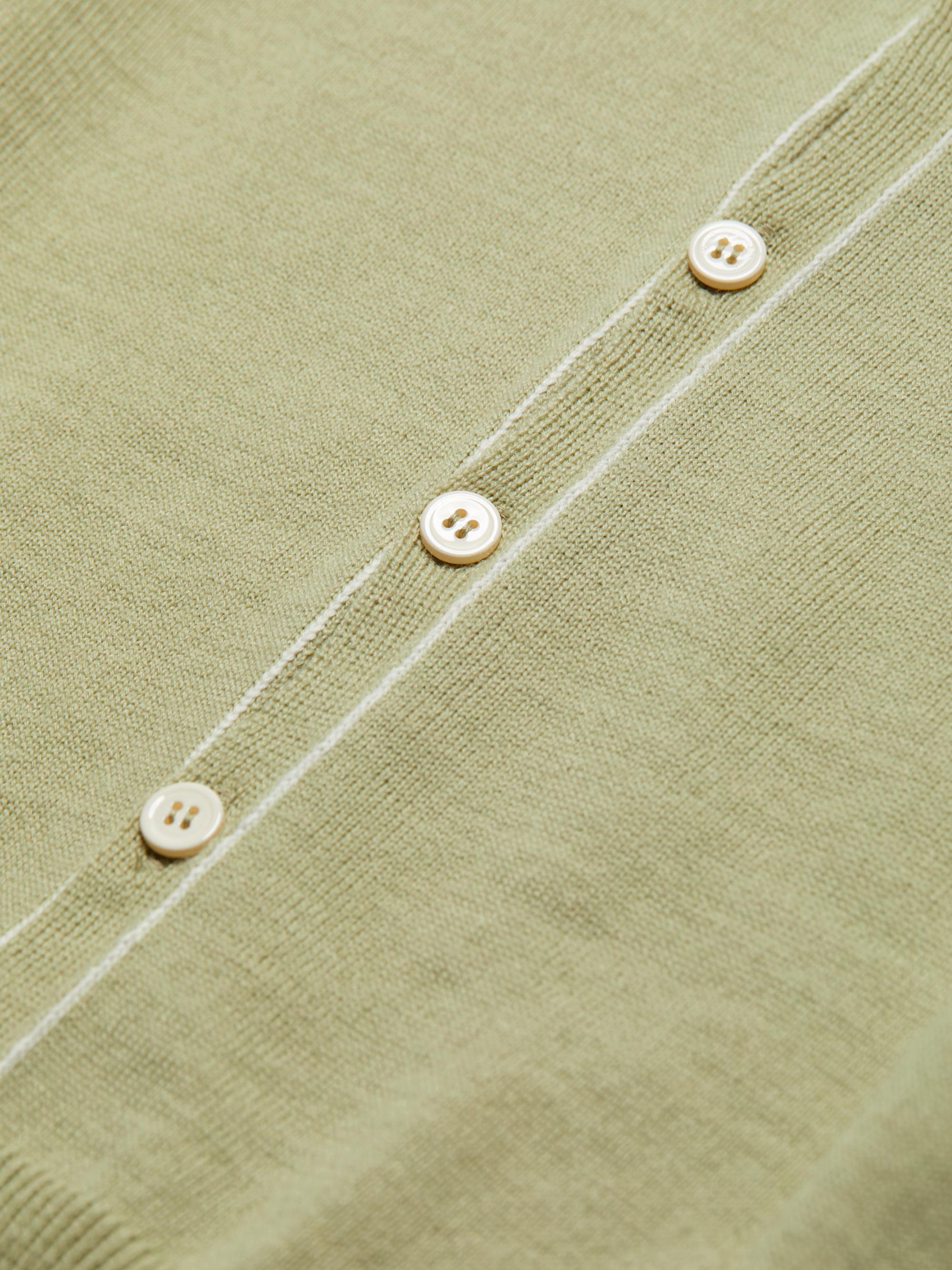 Shop MM6 Maison Margiela Piped Wool-Blend Cardigan | Saks Fifth Avenue