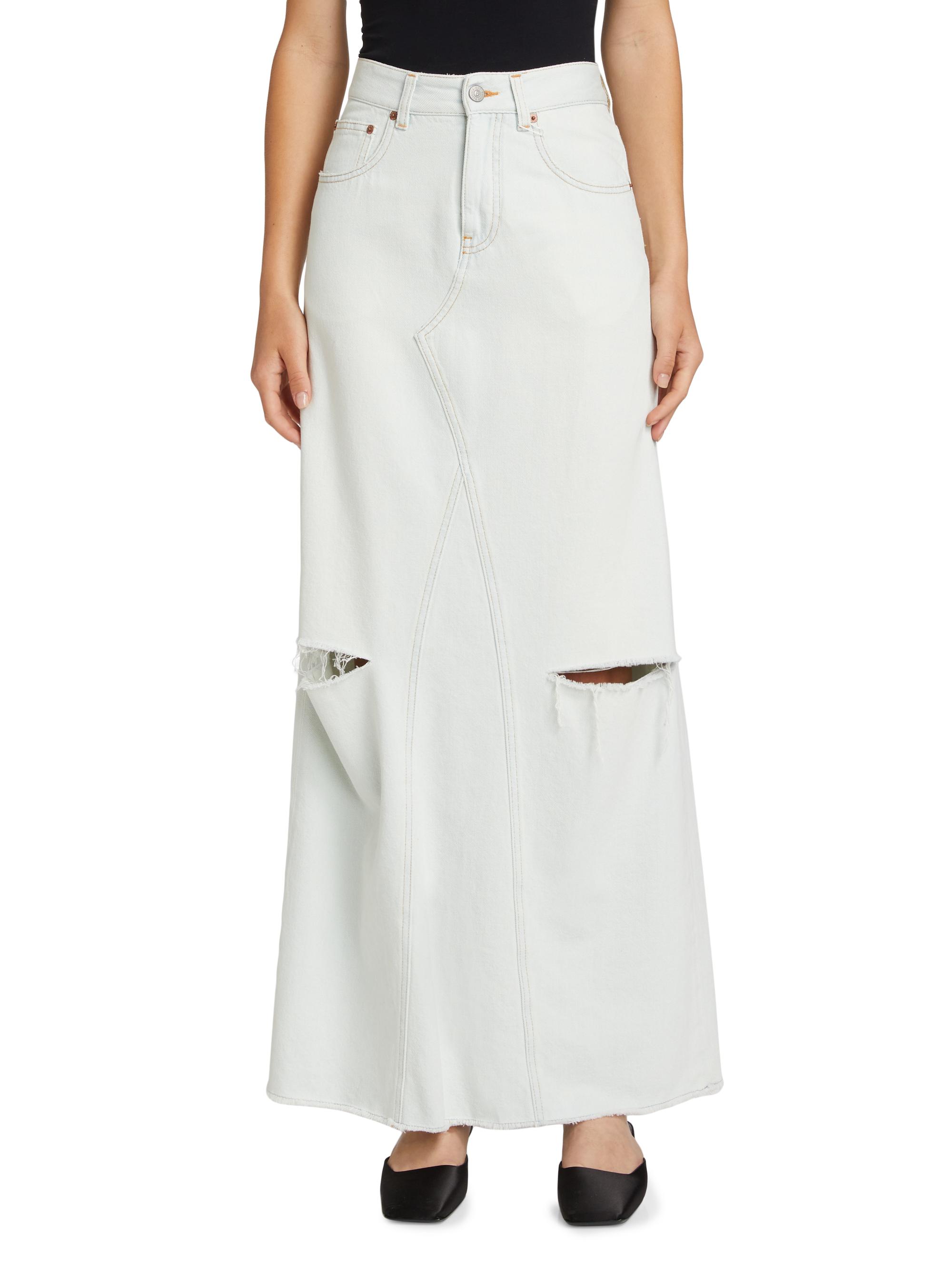 MM6 Maison Margiela Denim Maxi Skirt | Saks Fifth Avenue