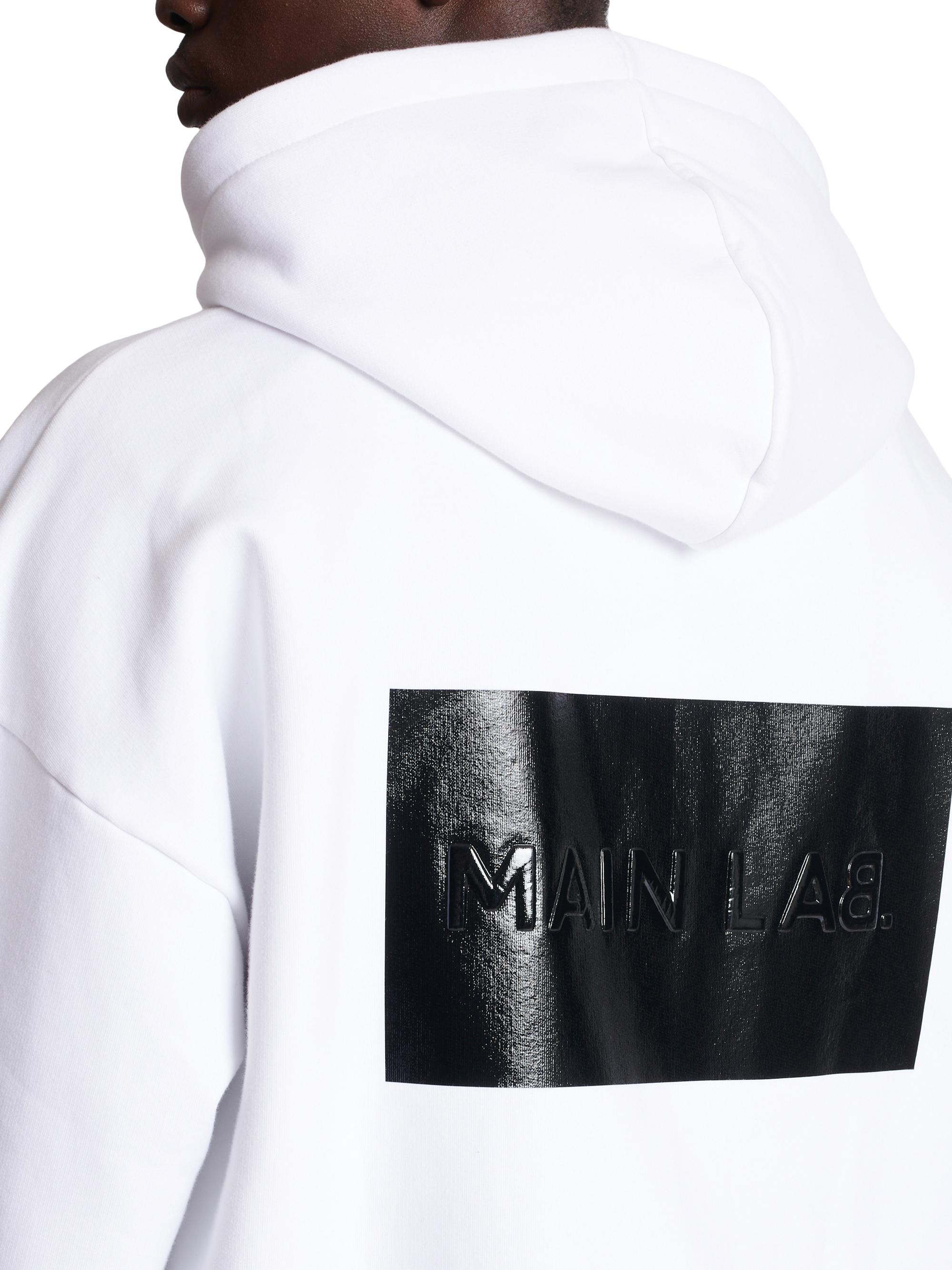 Balmain Main Lab Logo Zip Hoodie | Saks Fifth Avenue