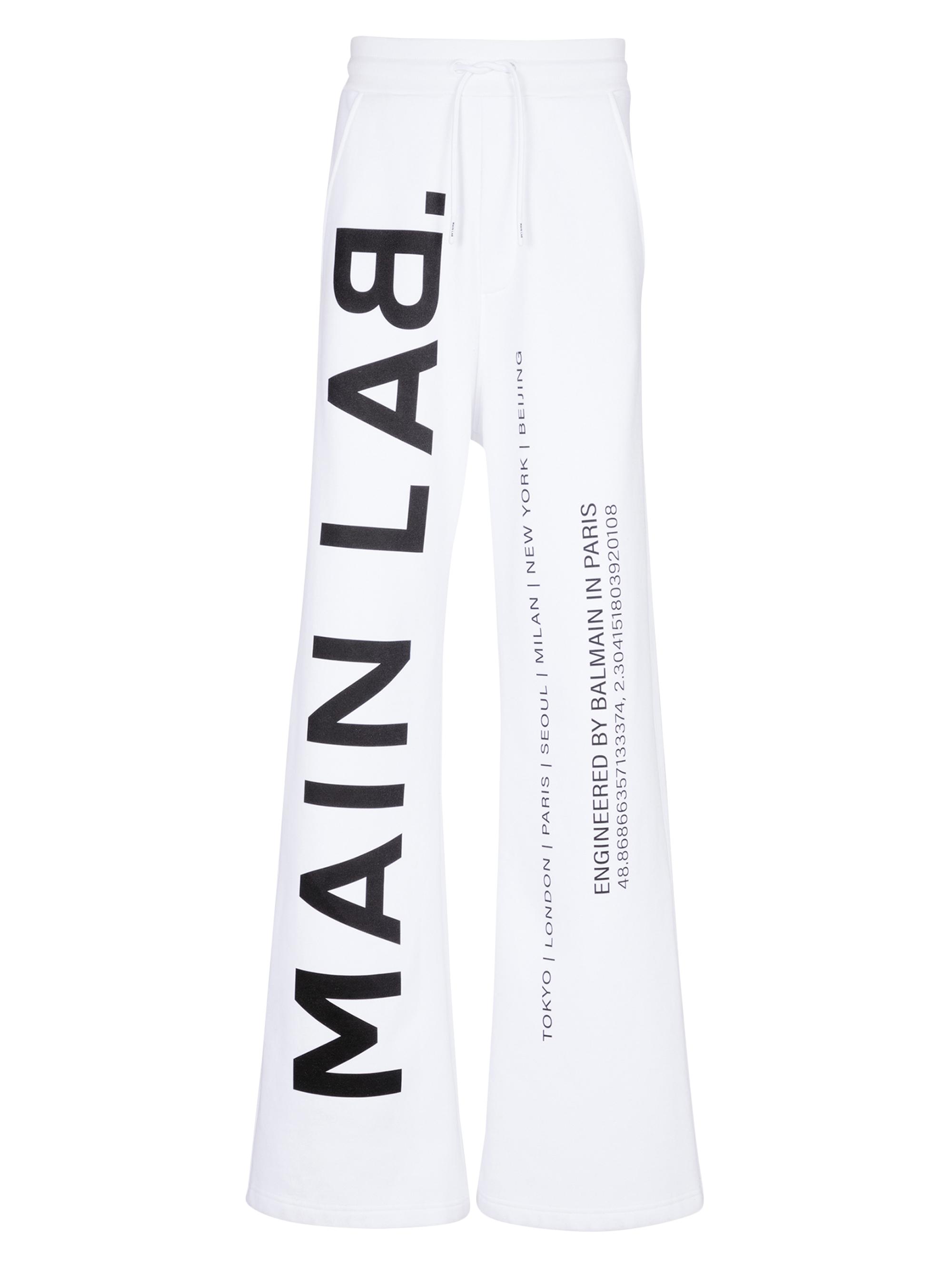 Balmain Main Lab Logo Loose Sweatpants | Saks Fifth Avenue
