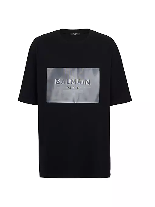 Balmain - Main Lab Holographic Crewneck T-Shirt