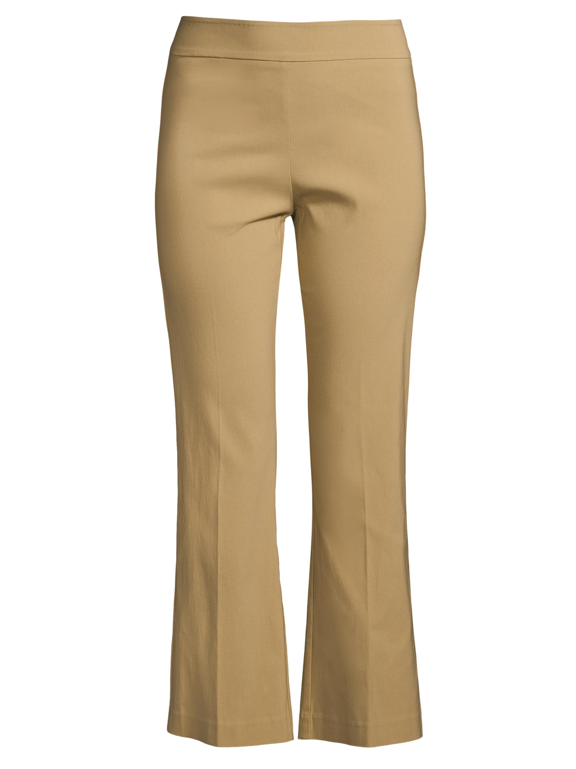 Avenue Montaigne Women's Leo Flared Pull-On Pants - Camel