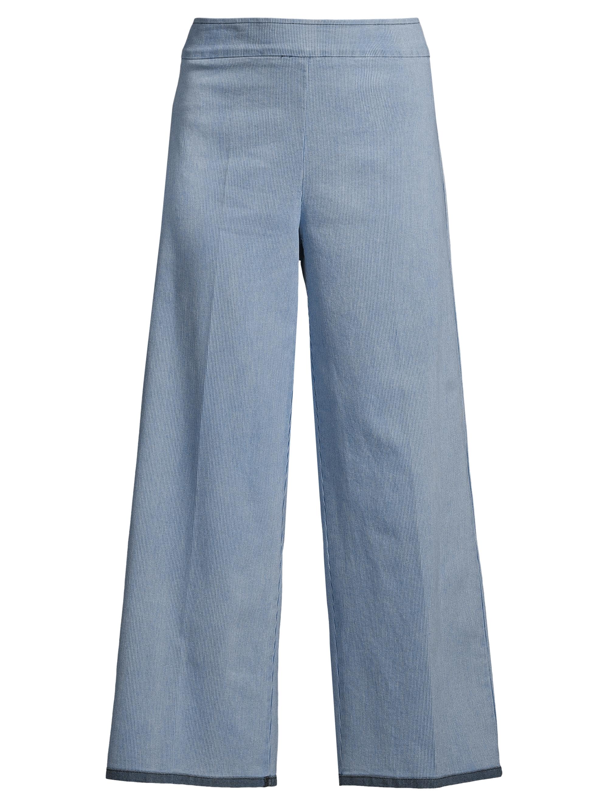 Avenue Montaigne Women's Alex Denim Wide-Leg Pants - Stripe Denim