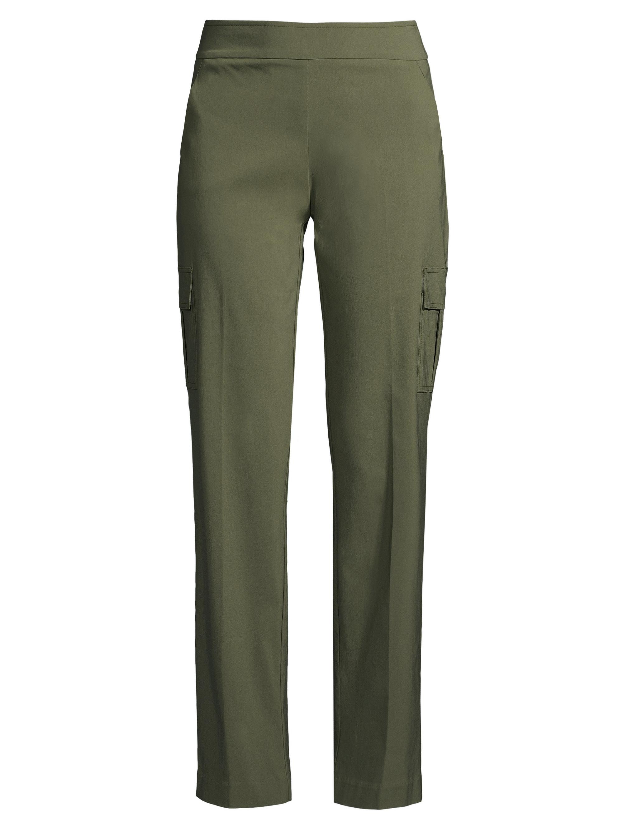 Avenue Montaigne Women's Kool Straight-Leg Cargo Pants - Olive