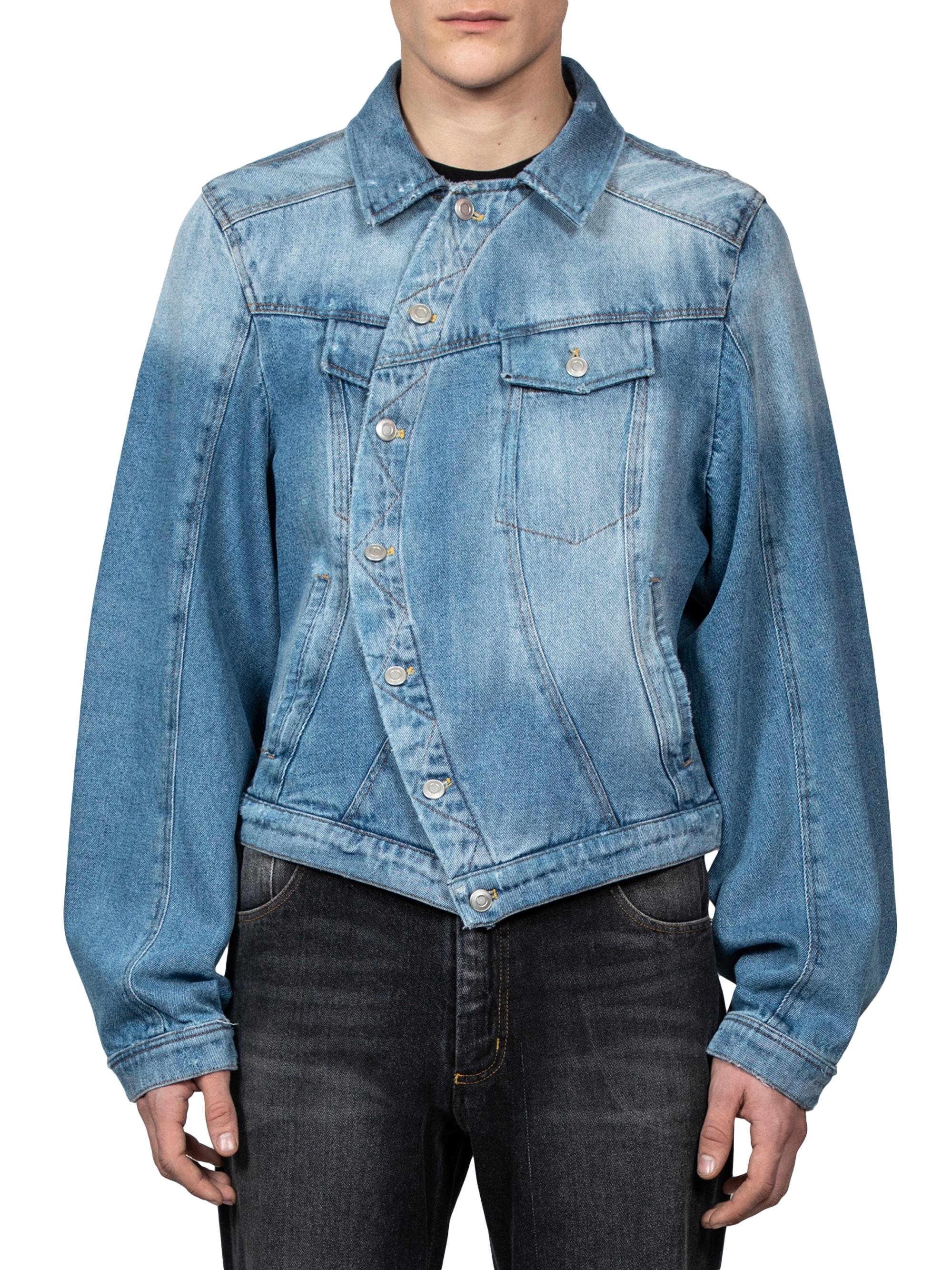 EGONLAB WRAPPED DENIM JACKET