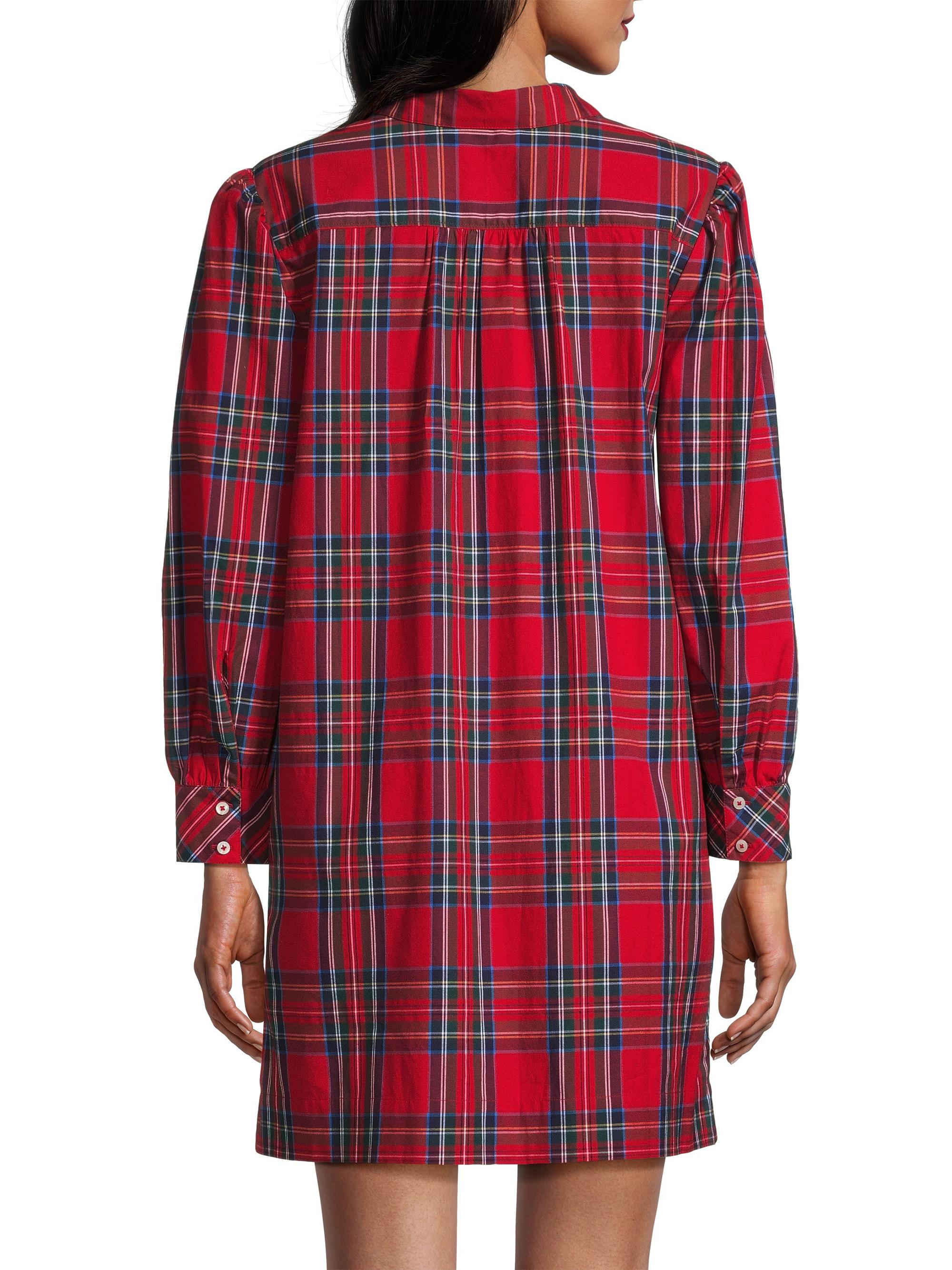 tiered popover dress in cotton poplin Tiered popover dress in striped cotton poplin available now at Lenox Square