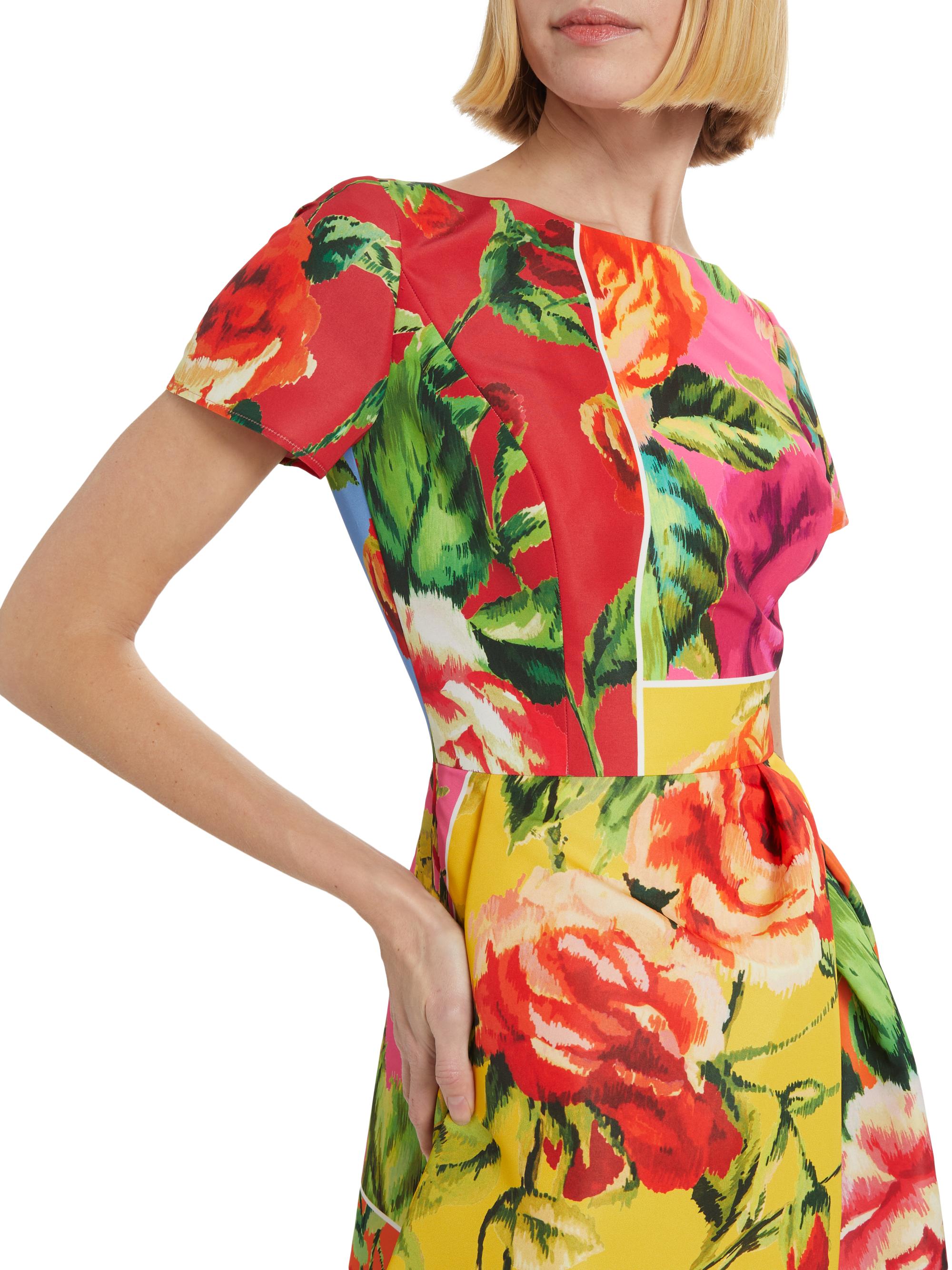 Carolina Herrera Windowed Floral Faille Cocktail Dress | Saks Fifth Avenue