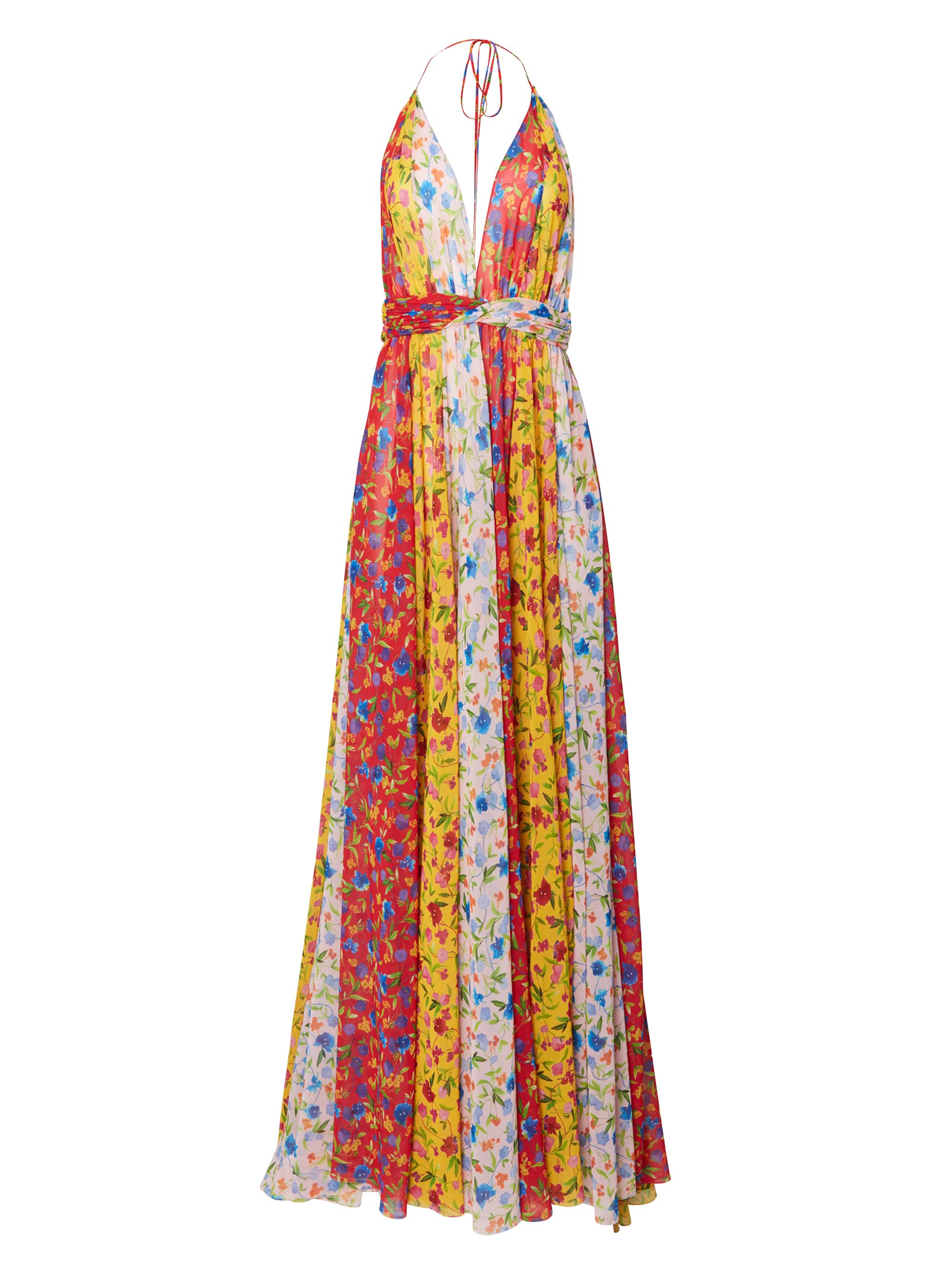 grey halter neck maxi dress Dusty Mint Halter Neck Maxi Dress main image 0