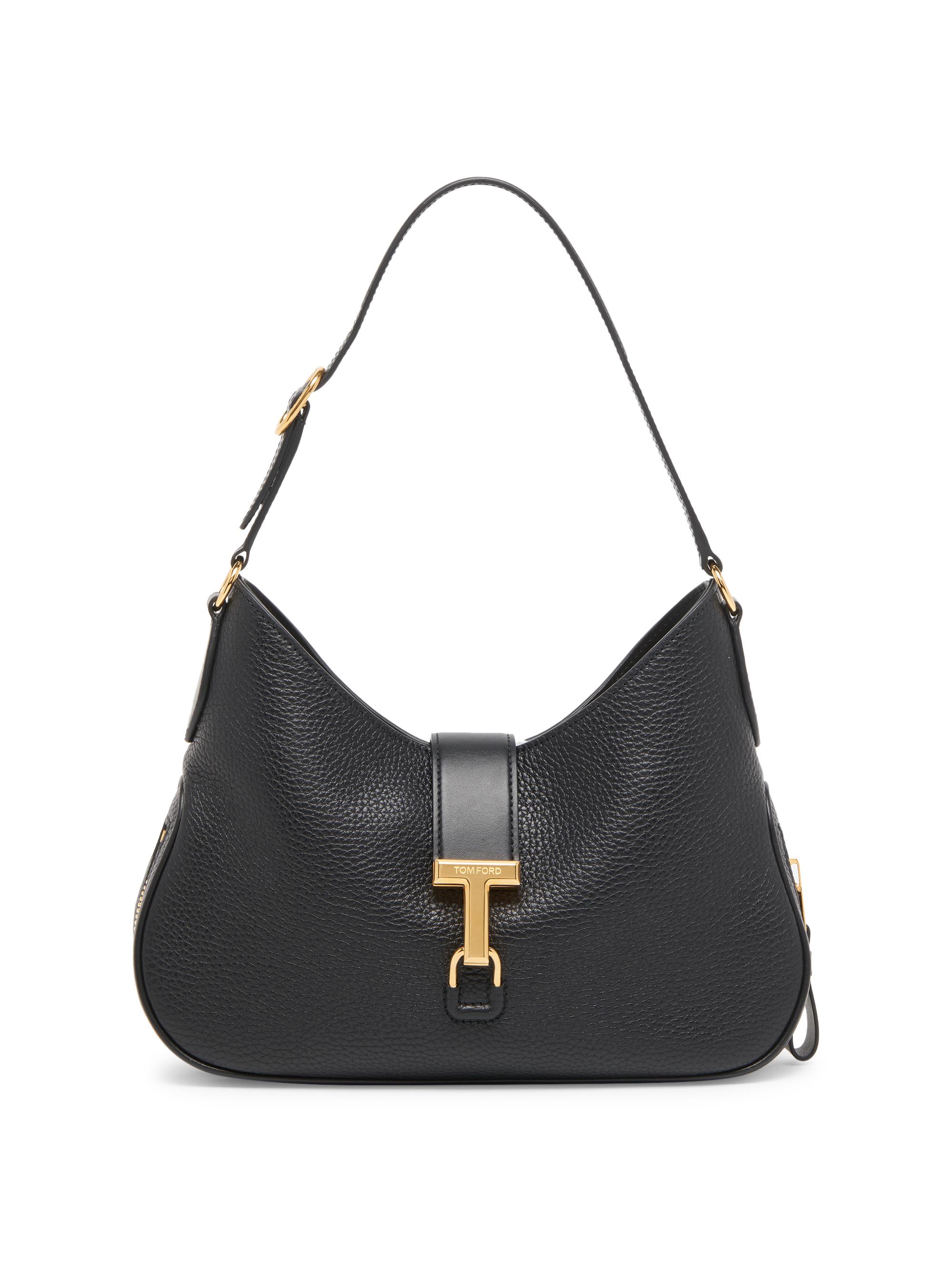 TOM FORD Women's Monarch Leather Hobo Bag - Black
