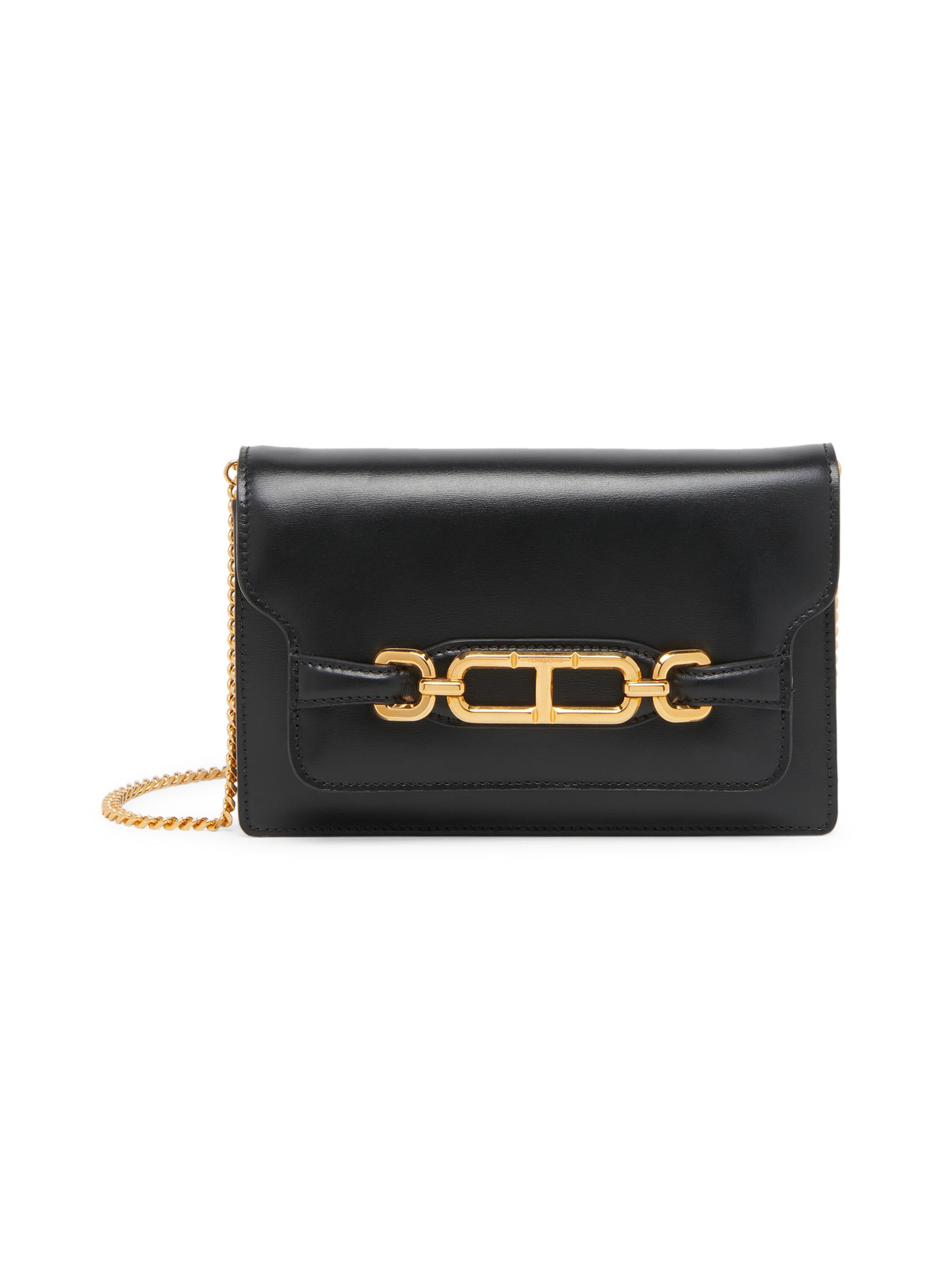 TOM FORD Women's Mini Leather Shoulder Bag - Black