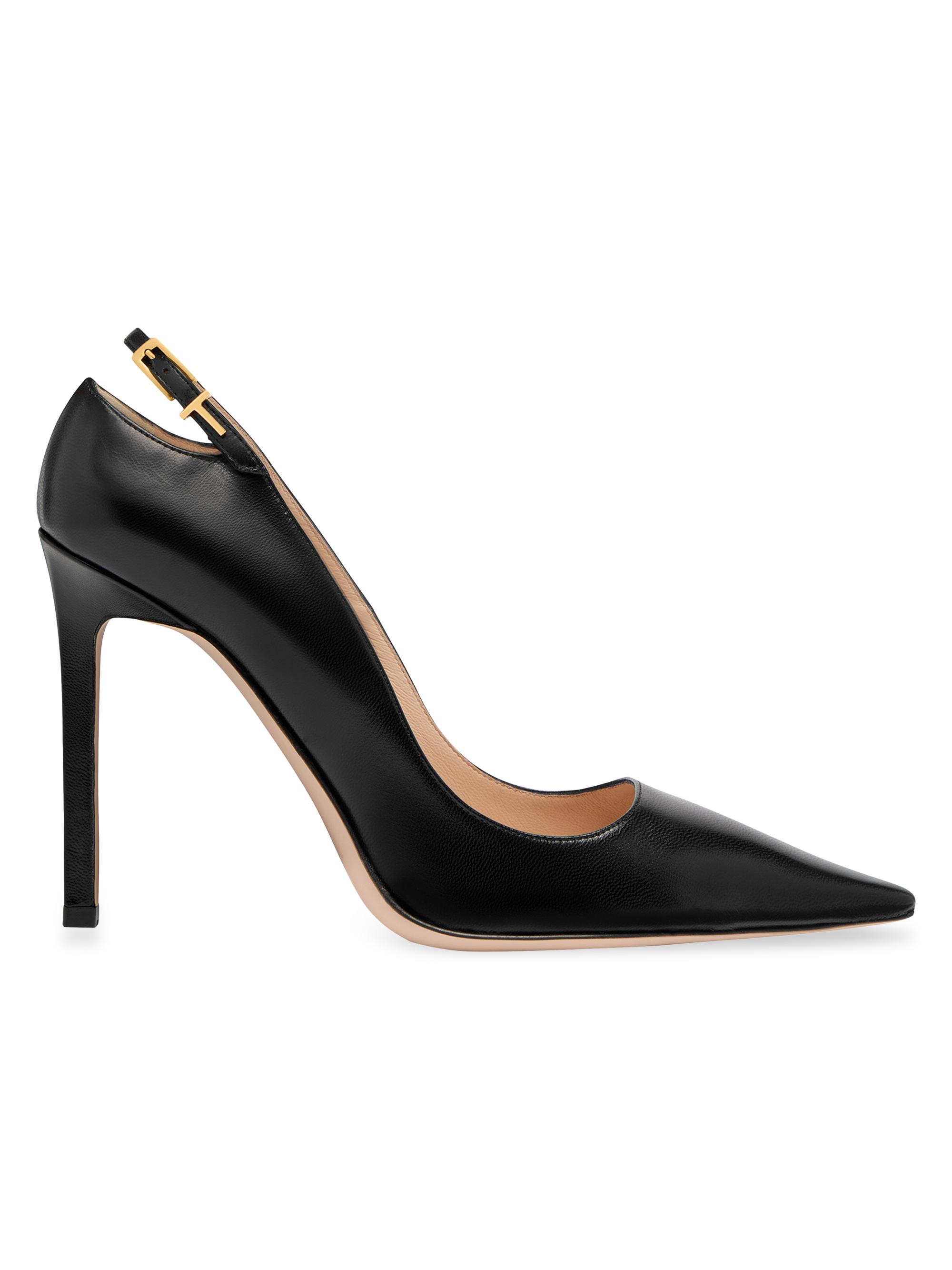 TOM FORD Women's Angelina 105MM Leather Pumps - Black