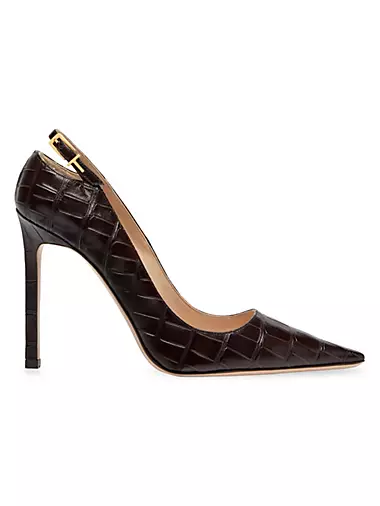 Angelina 105MM Leather Pumps