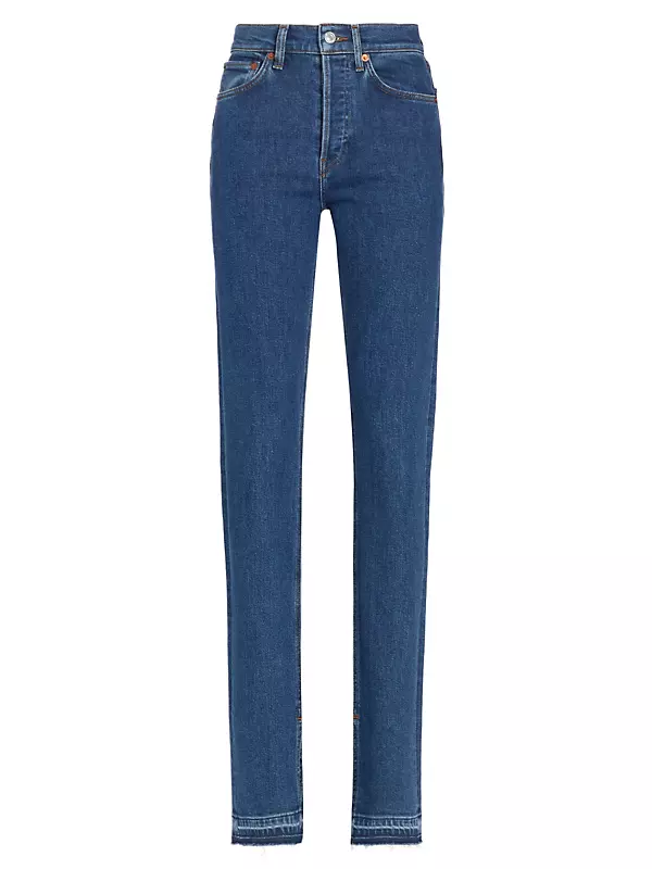 Shop Re/done 70s High-Rise Stretch Bootcut Fifth Jeans | Avenue Skinny Saks