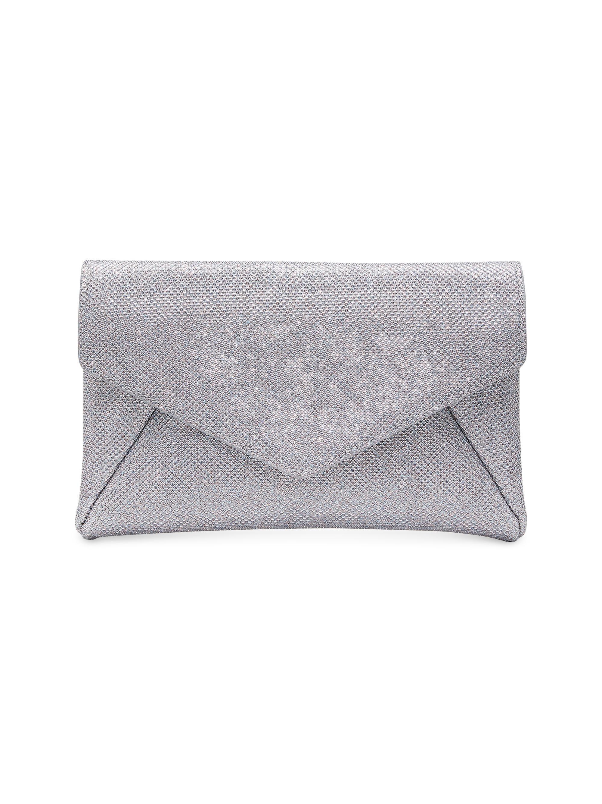 Stuart Weitzman Women's The Loveletter Mini Envelope Clutch - Silver