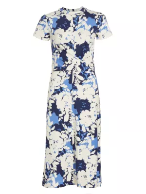 Shop Tanya Taylor Mac Floral Midi-Dress | Saks Fifth Avenue