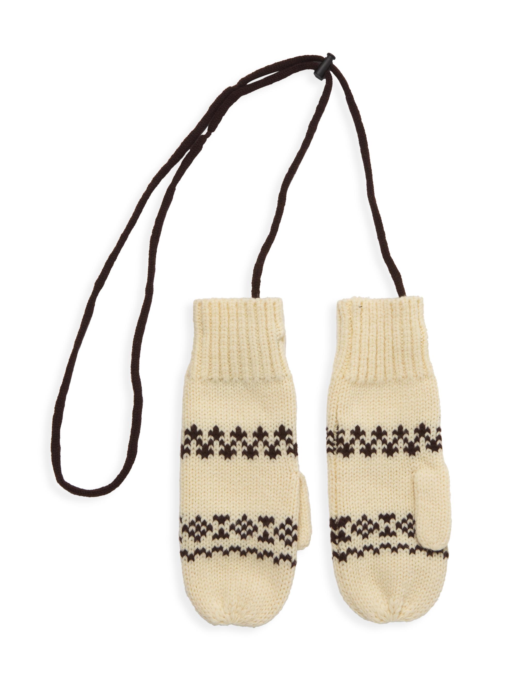 rag & bone Women's Brooke Fair Isle Wool Mittens -