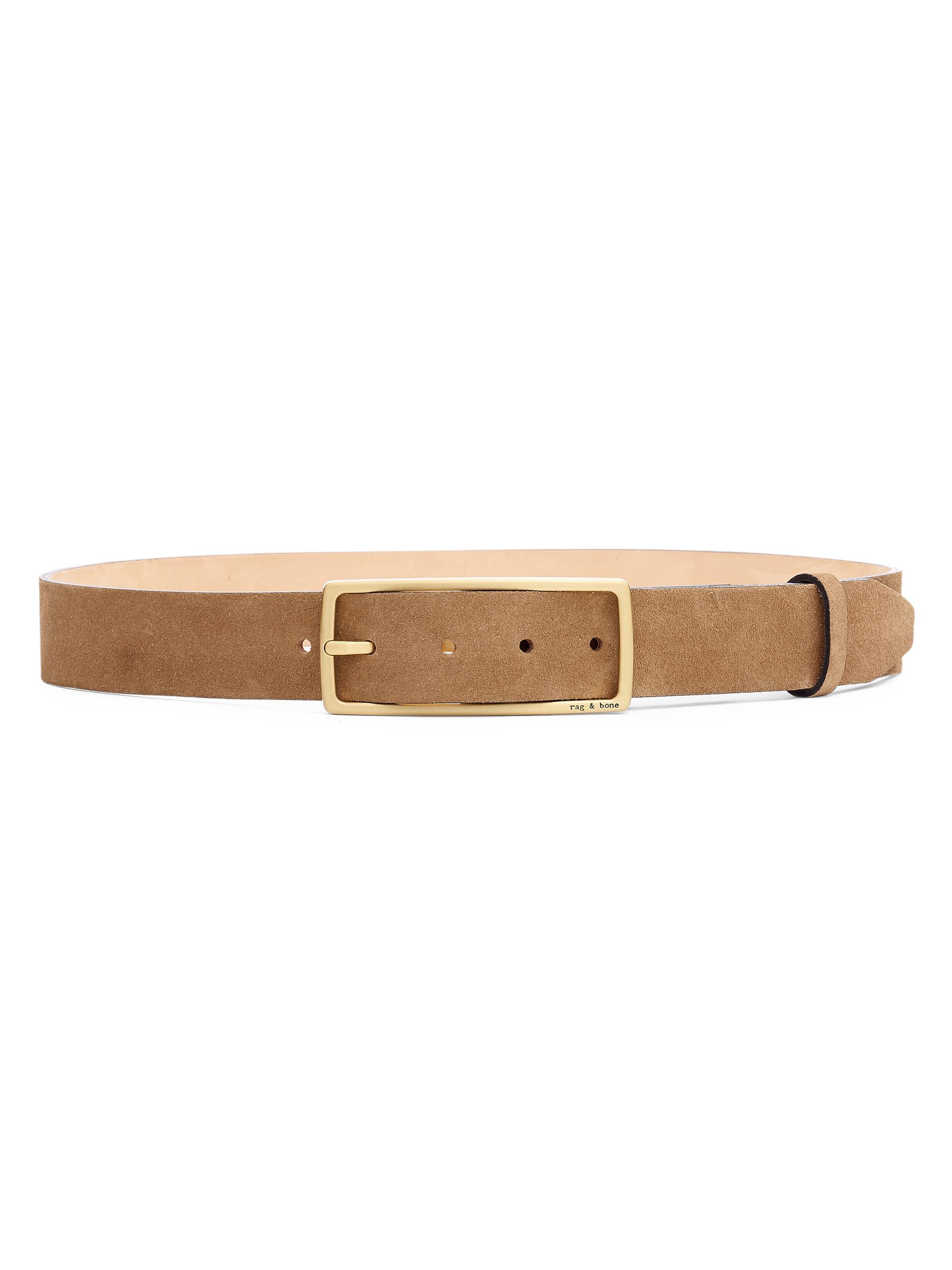 rag & bone Women's Rebound Suede Belt - Camel