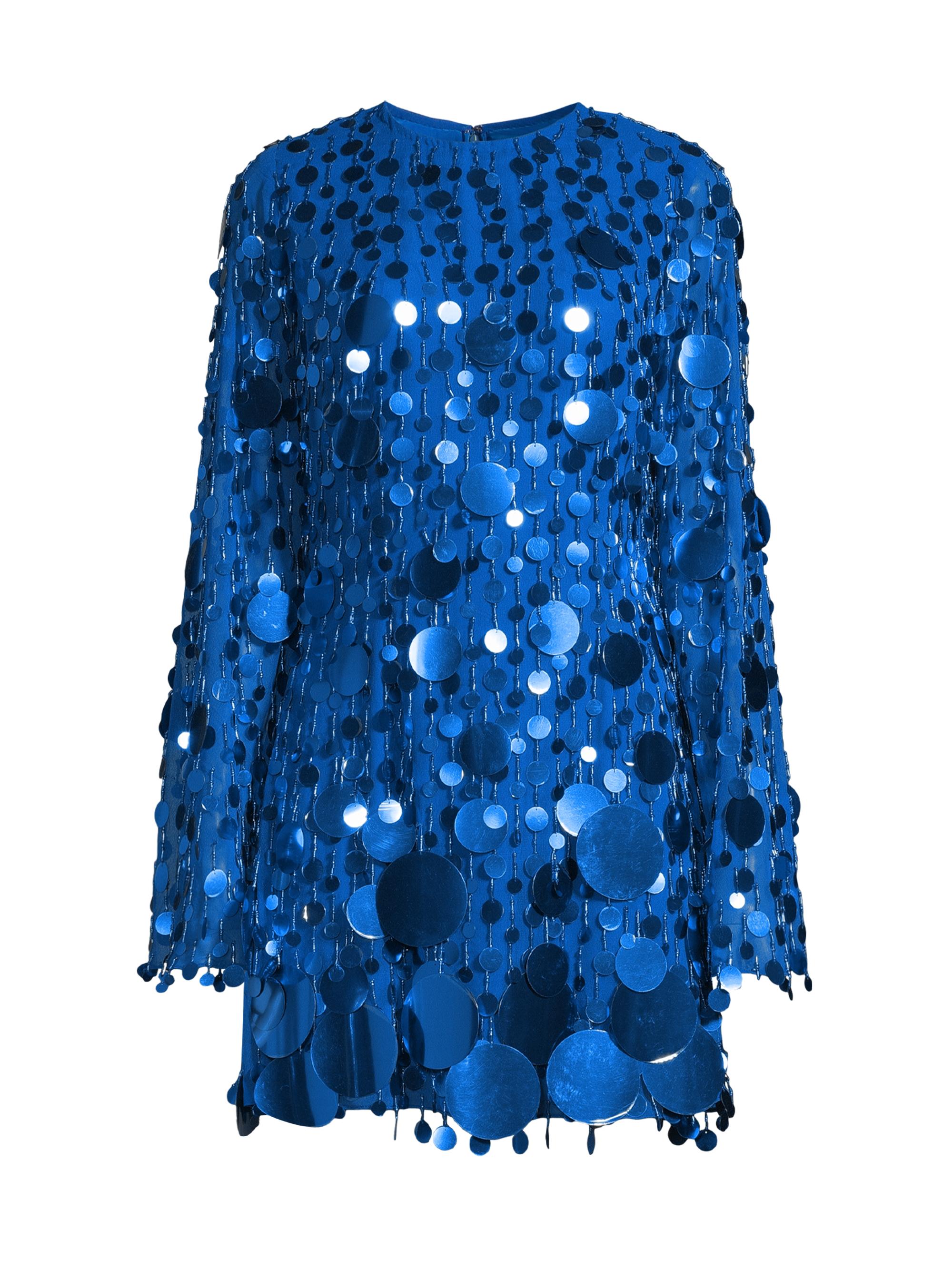 chinese dress ladies Glimmer Embroidered Sequin Lace Angel Sleeve Midaxi Dress main image 0