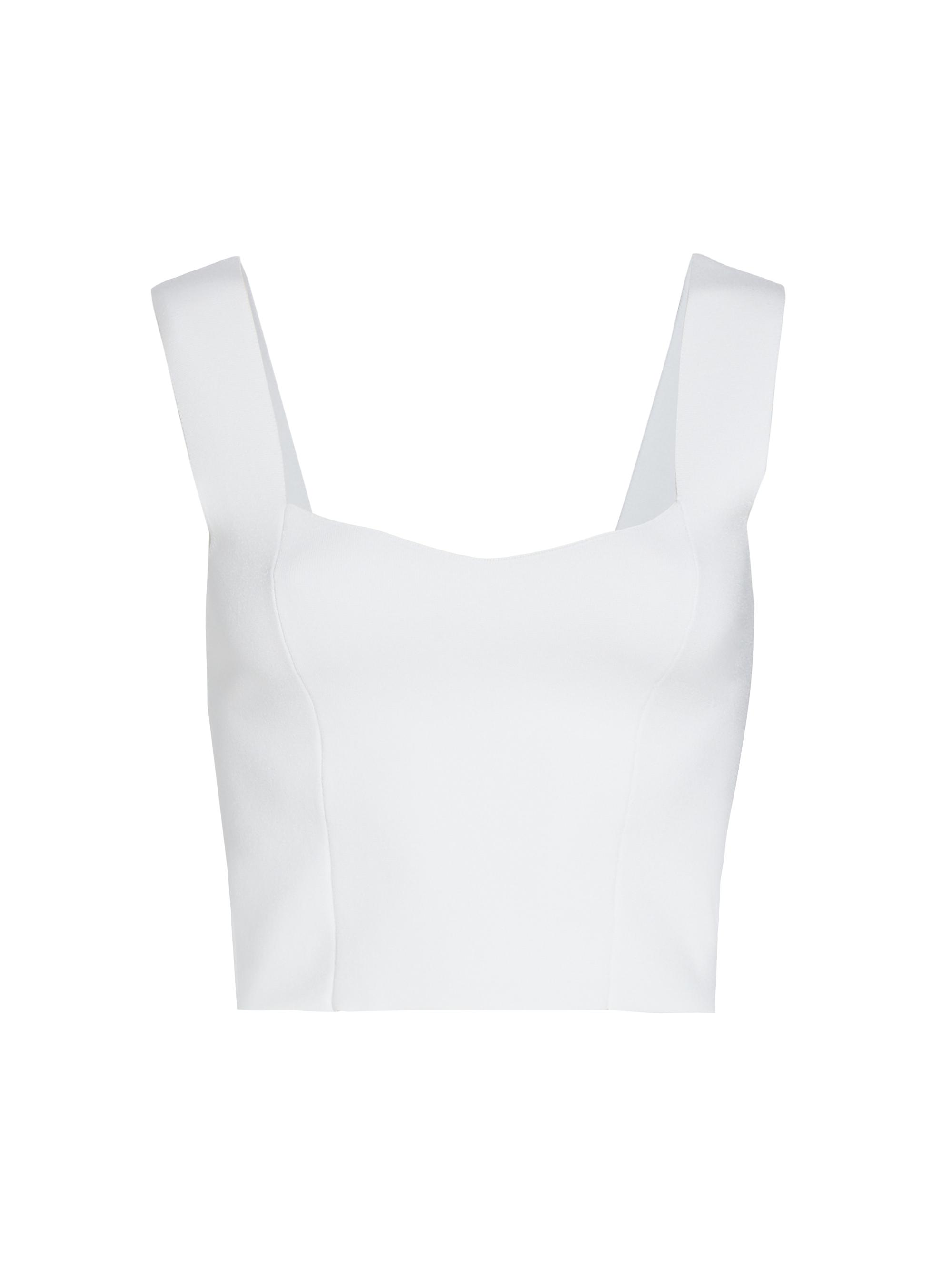 A.L.C. Women's Jordana Knit Crop Top - White
